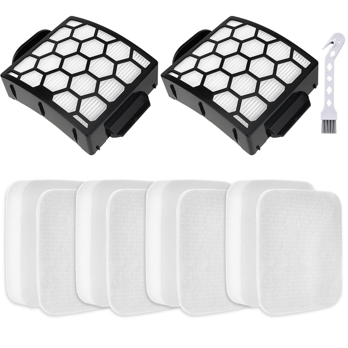 Replacement Filter for Shark NV602UKT NV612UK NV612UKT NZ690UKT NZ691UK NZ691UKT NZ710UK NZ710UKT, NV702 Powered Lift-Away Upright Vacuum Cleaner, 2