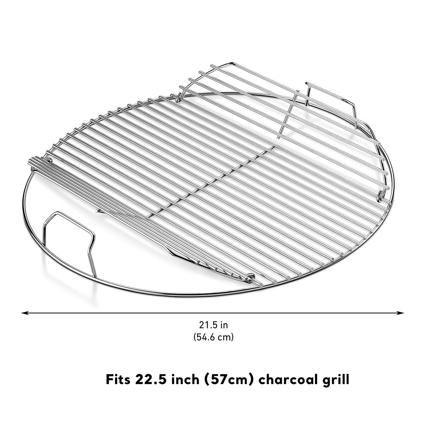 Denmay 7436 54.6cm Round Cooking Grate for Weber 57CM Charcoal Grill, Grill Grid Spare Parts for Weber Kettle One-Touch Charcoal Grill
