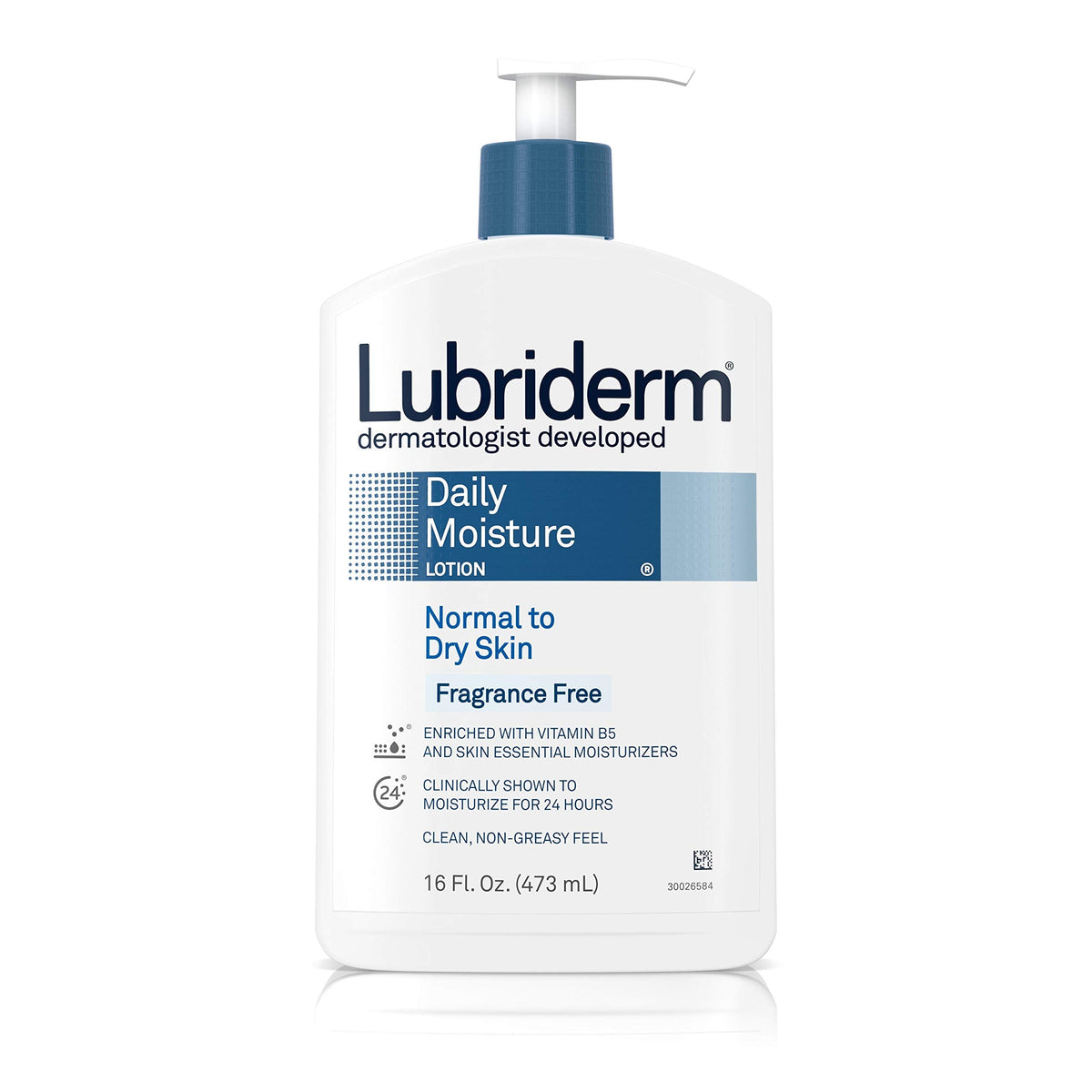Lubriderm Daily Moisture Lotion For All Skin Types Fragrance Free 473 ml