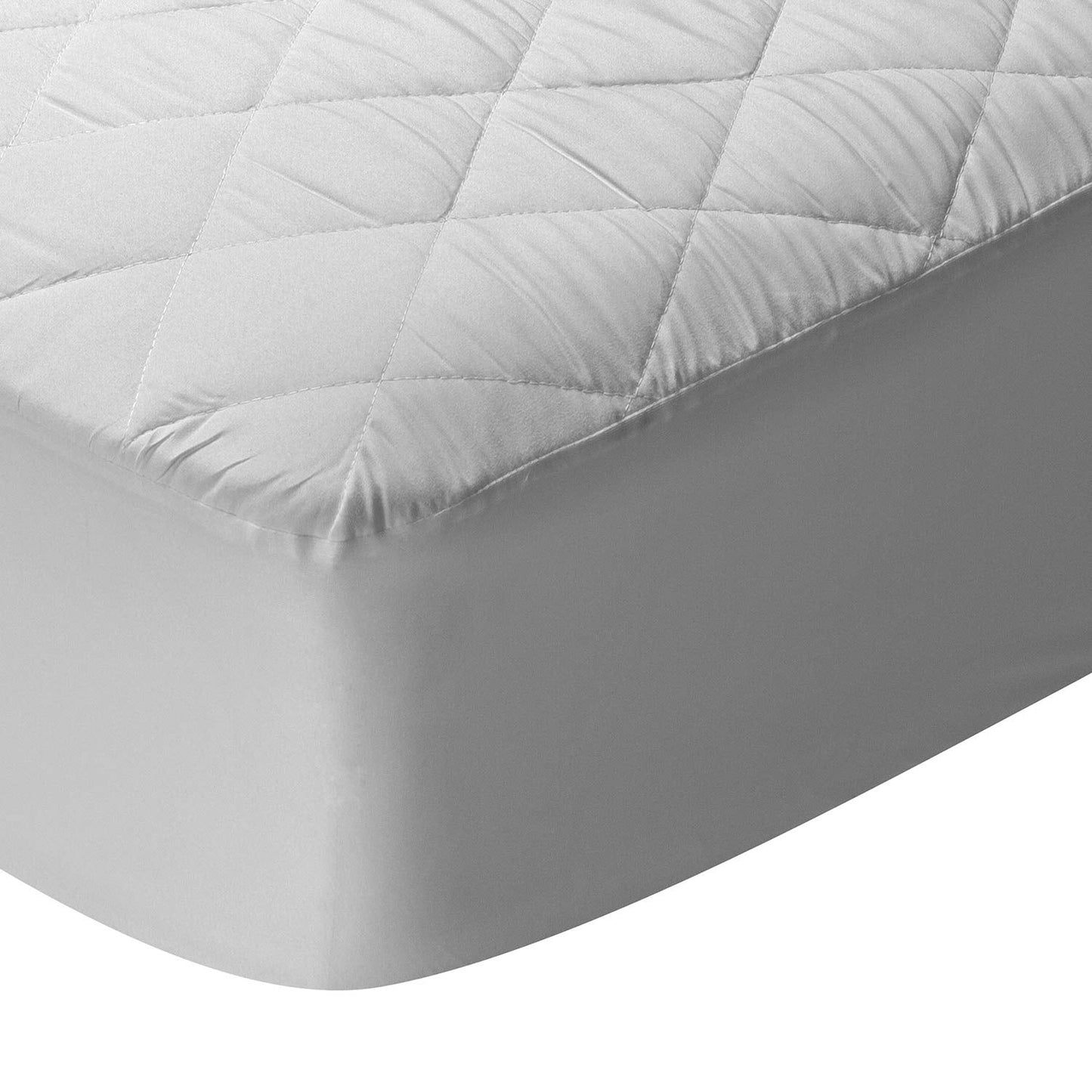 Pikolin - Quilted Fibre Mattress Protector – Waterproof, anti-dust mite, white Cama 160-160 x 190/200 cm white