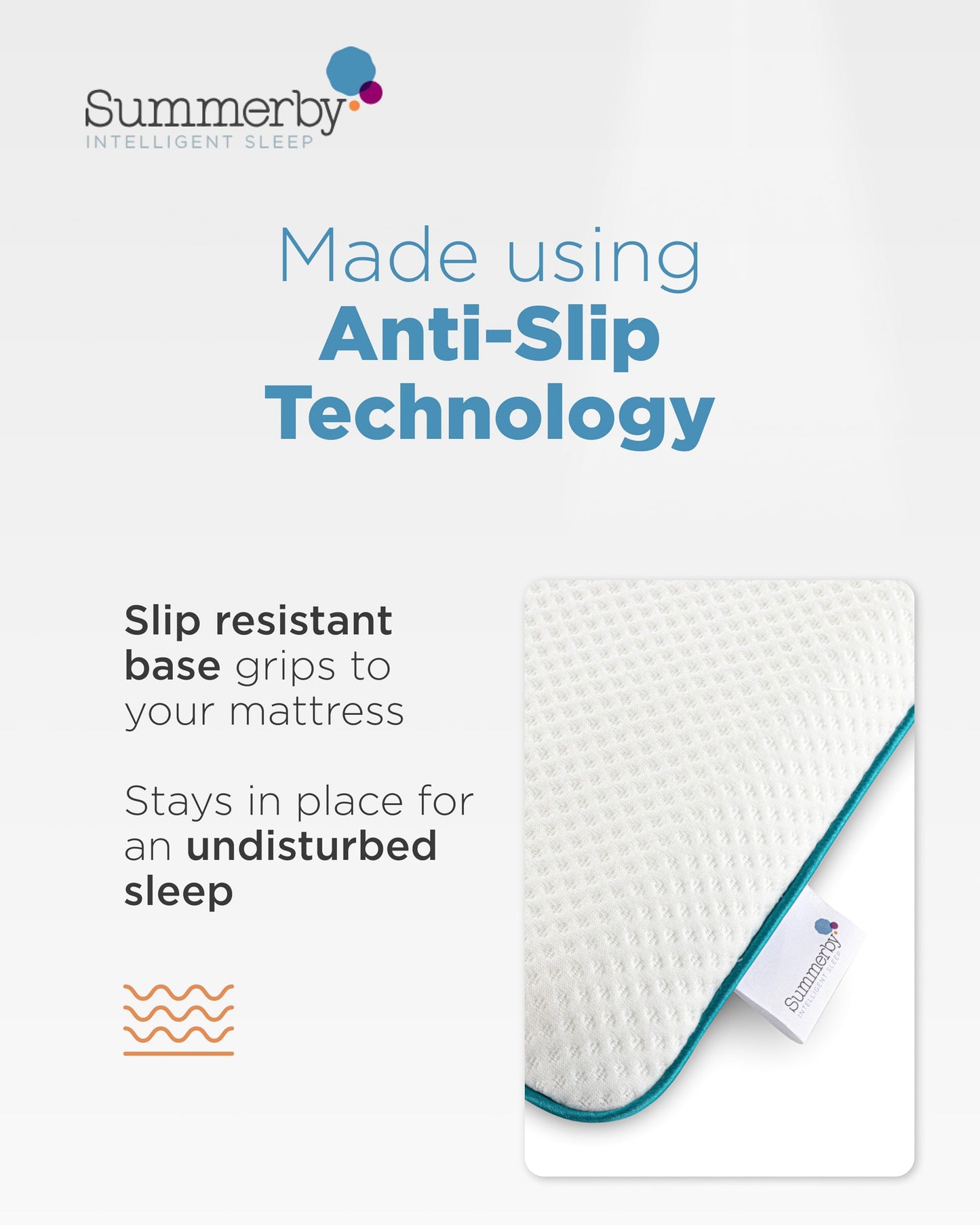 Summerby Sleep King Size Memory Foam Mattress Topper (150 x 200cm), Mattress Topper With Anti-Slip Base, Comfy & Affordable Memory Foam Topper (King