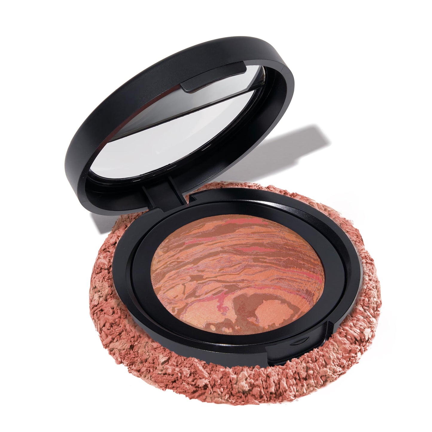 LAURA GELLER NEW YORK Baked Blush-n-Brighten Marbleized Blush for Cheeks - Natural Finish - Buildable Color (106 Ros? All Day)