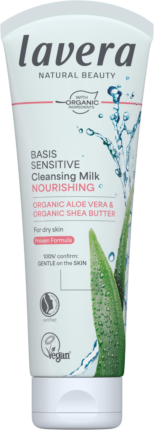 lavera Basis Sensitiv Cleansing Milk ? Vegan Organic Skin Care Natural & Innovative Cosmetics,125ml
