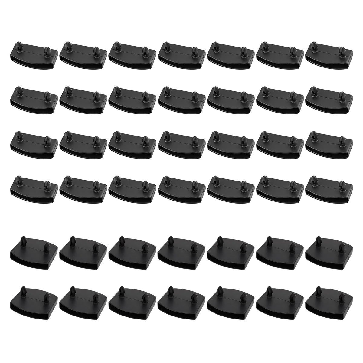 Lafefe 42 Pcs Bed Slat Holders for 55mm Slats, 28 Single End & 14 Double Center Bed Slat Caps, Durable Replacement Support for Bed Slats King Size