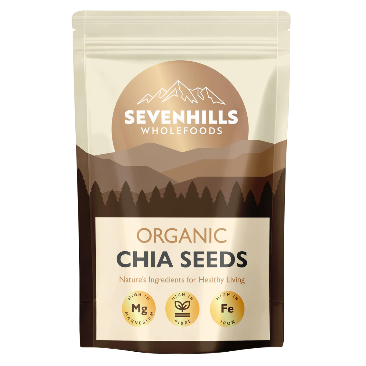 Sevenhills Wholefoods Organic Chia Seeds 4kg, Source of Omega 3, Protein, Fibre
