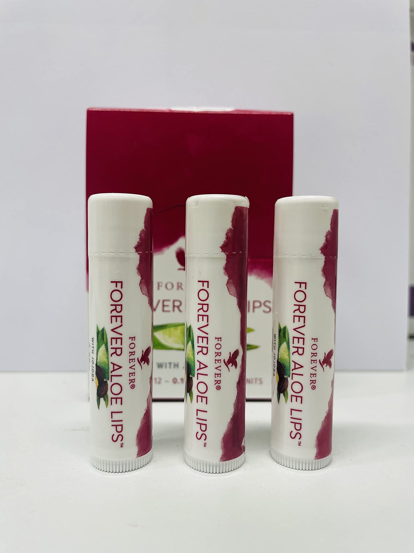 Forever Living FLP Aloe Vera Lips Lip Balm - Set of 3