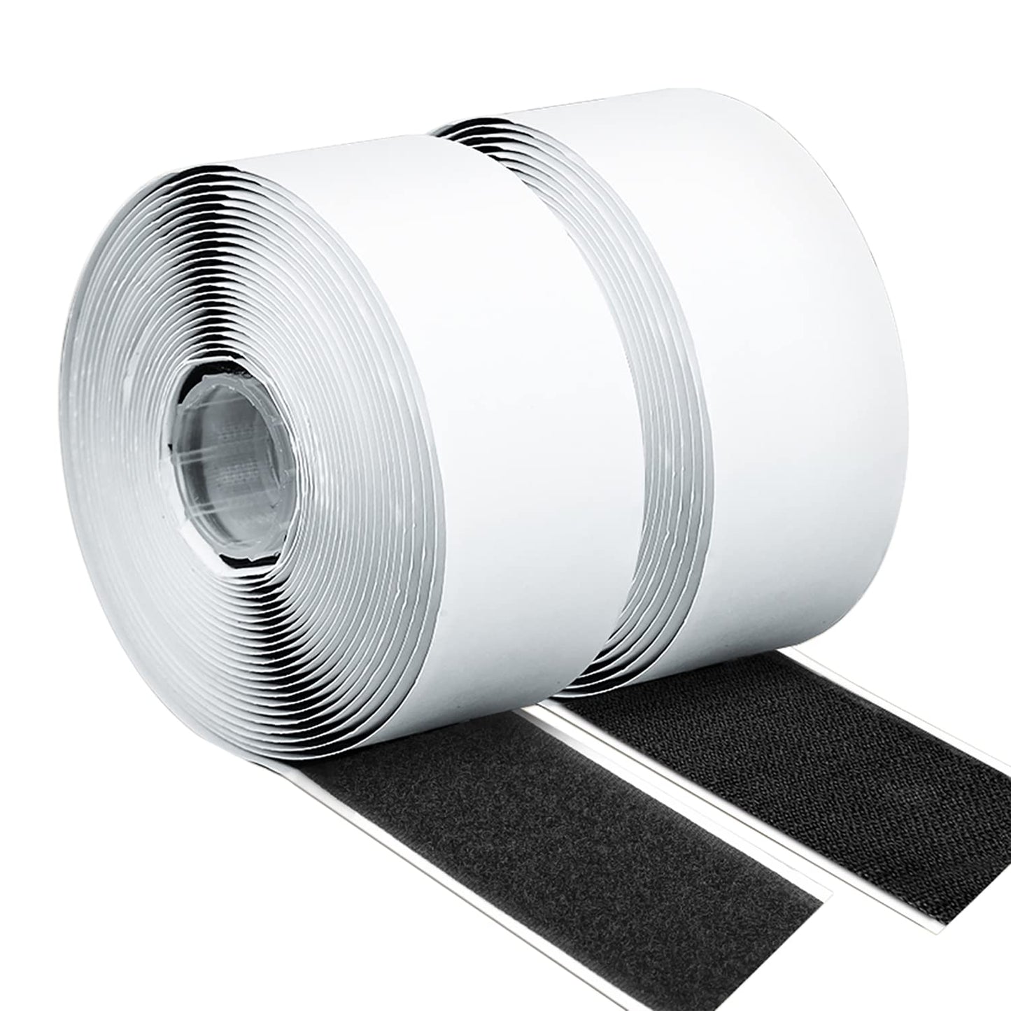 Self Adhesive Hook and Loop Tape,5M X 50 mm Width Heavy Duty Sticky Fastening Tape, Double-Sided Sticky Tape Backed Fastening Tape, Double Sided and