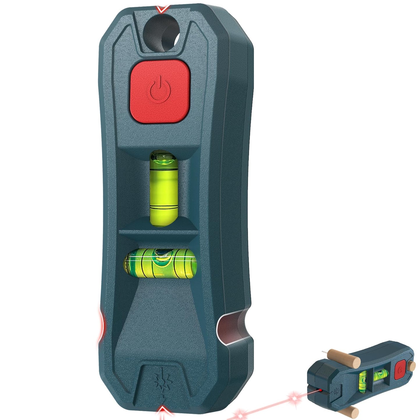 Level Laser Tool for Hanging Pictures,Construction and Home Renovations,Horizontal & Vertical Bubble with Level, Tools for Outdoor Installment, No