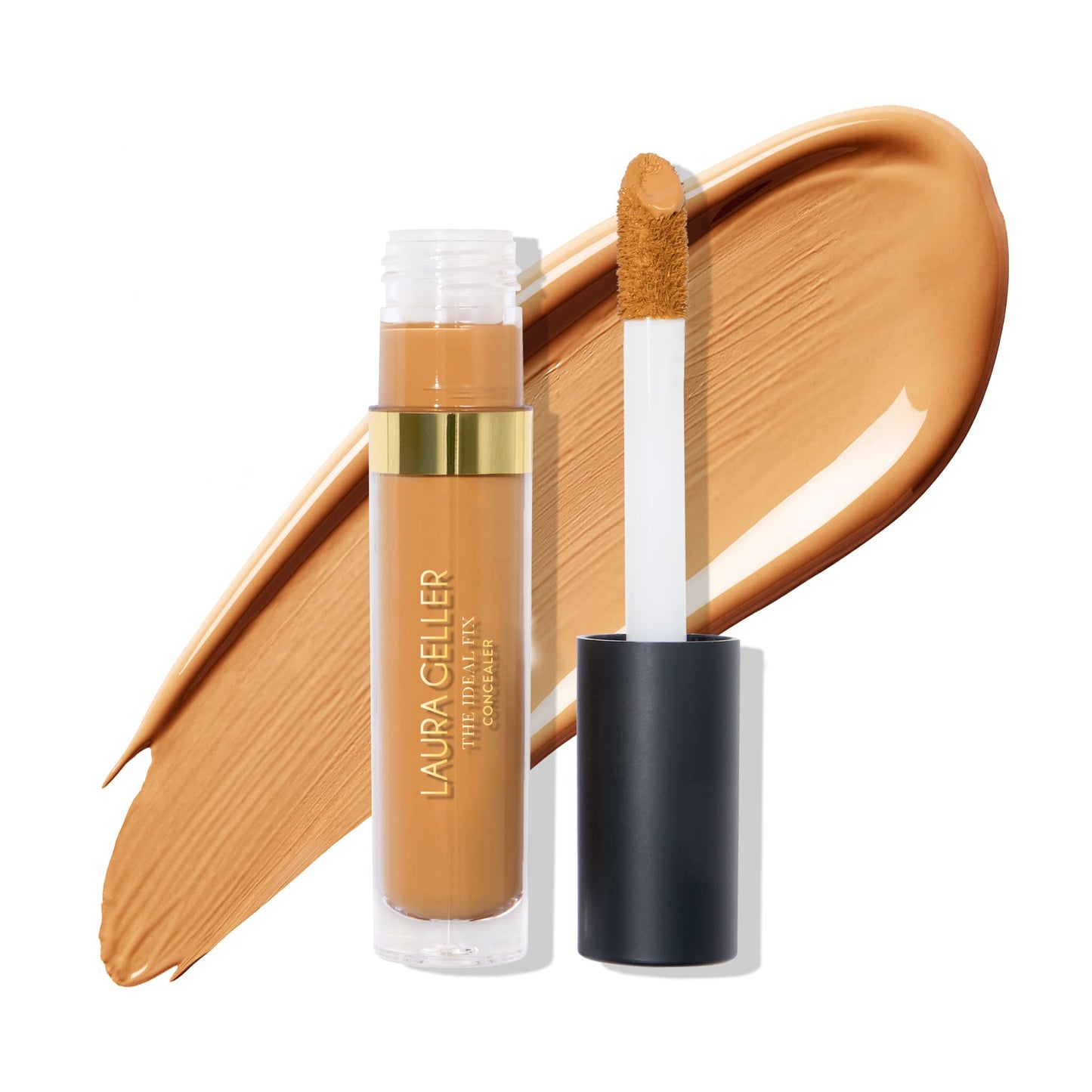 LAURA GELLER NEW YORK The Ideal Fix Concealer (Golden Medium) - Buildable Medium to Full Coverage For Under Eye - Long-Lasting Liquid For Covering