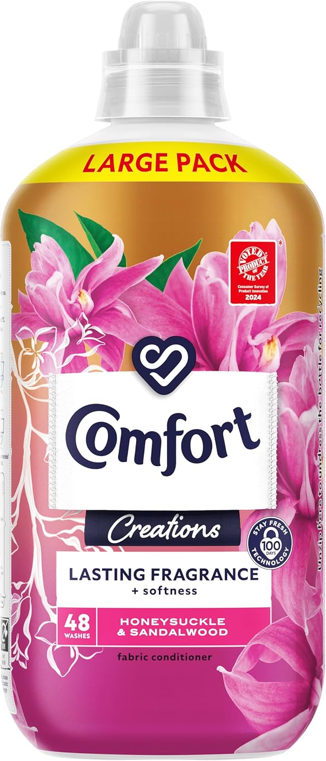 Comfort Creations Honeysuckle & Sandalwood Fabric Conditioner 48 washes