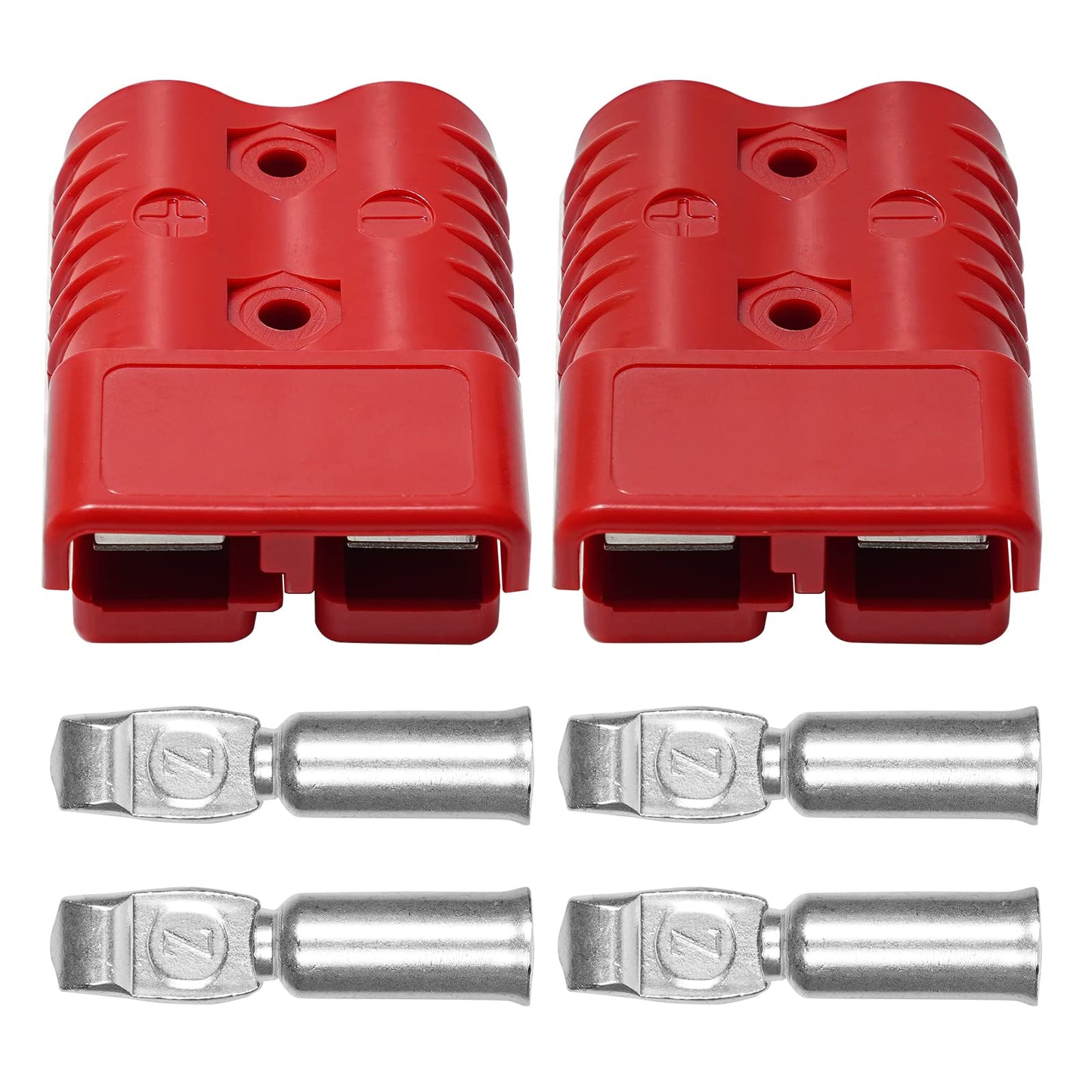 Bohaner 2 x Anderson Connectors 175Amp 600V Battery Quick Disconnect Connector Plug Kit Cable Terminal Battery Power Connector