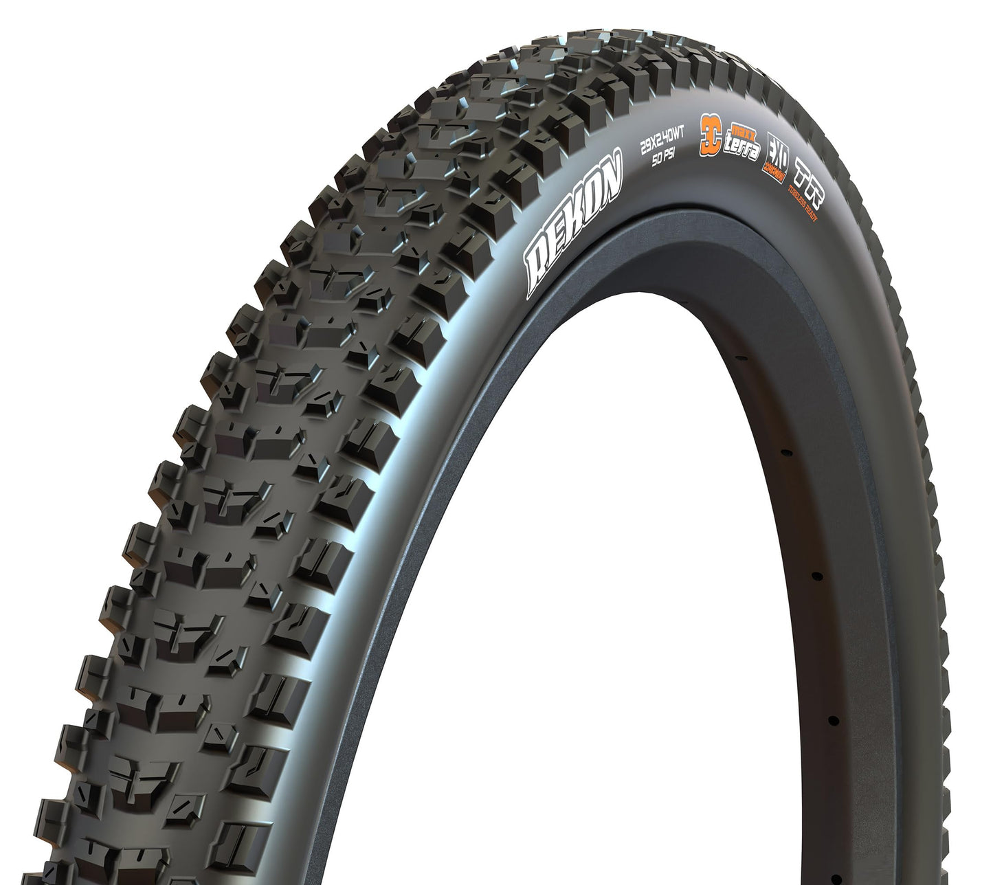 REKON+ PLUS TIRE 29X2.80 60 TPI FOLDABLE EXO/TR, Black