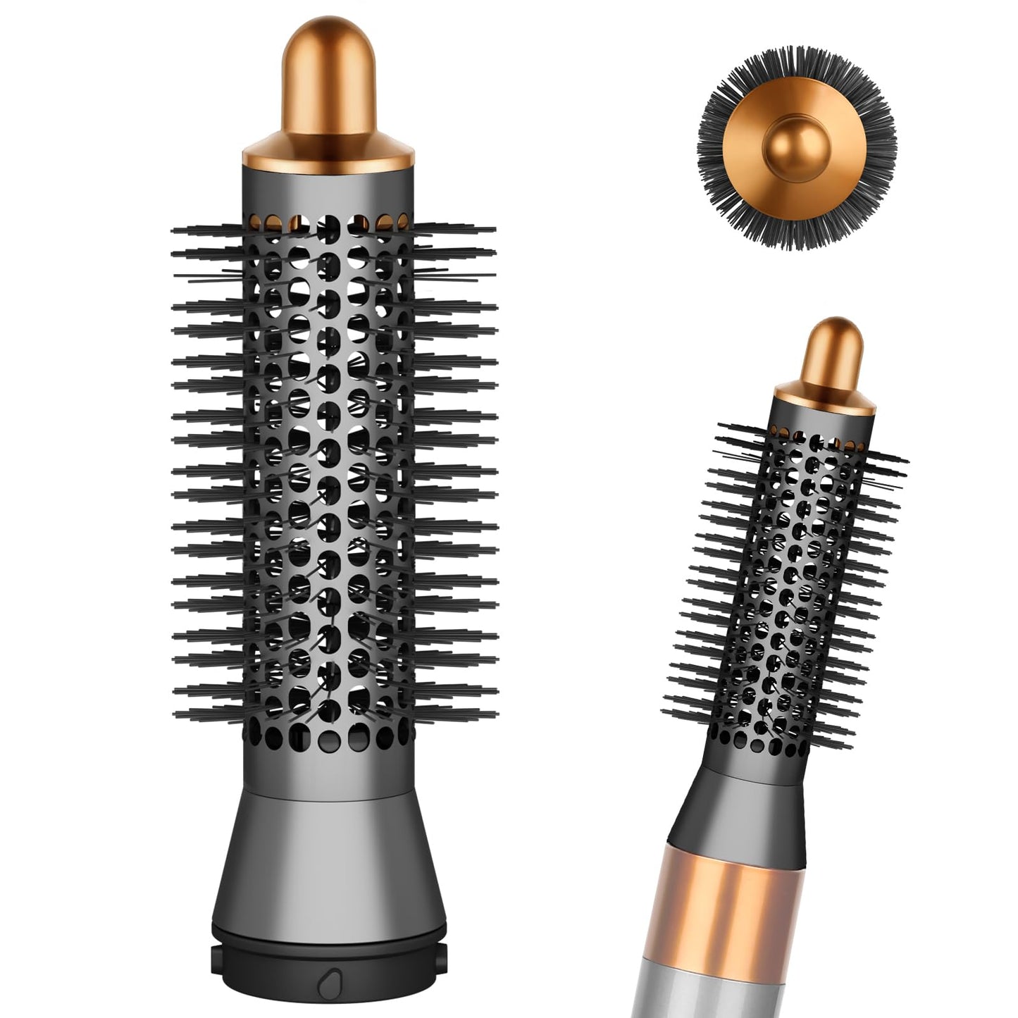 YTCHYYSK Small Round Volumizng Brush Attachment Compatible with Dyson Airwrap HS01/05/08, 20MM Smaller Tiny Round Brush Volume Boost Short to Medium
