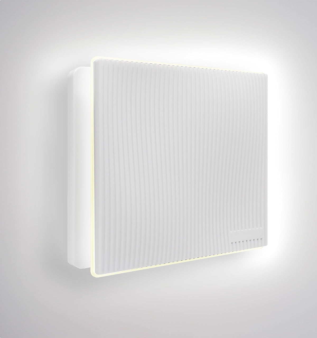 CubeTECH CTQF100t Smart LED 4" Inch Bathroom Extractor Fan w/Timer Overrun Delay. White Grooved High Airflow Silent Bathroom Fan - Toilet Ventilation