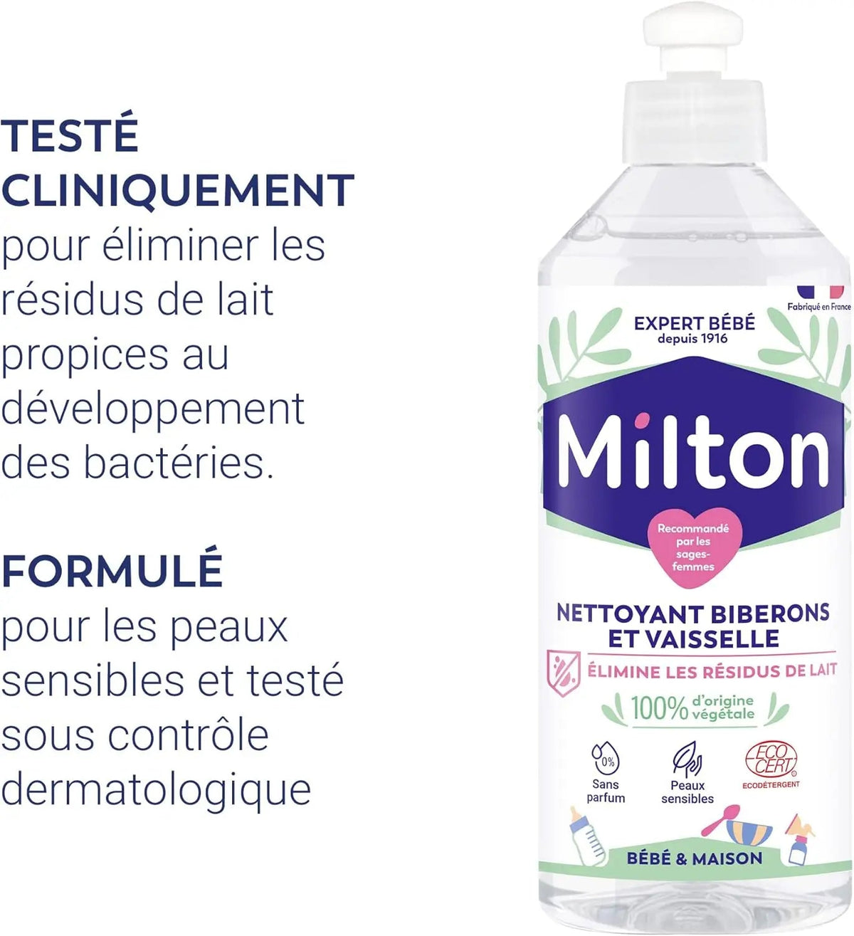 Milton Antibacterial Cleaner Kills Bacteria Germs & Viruses 500ml