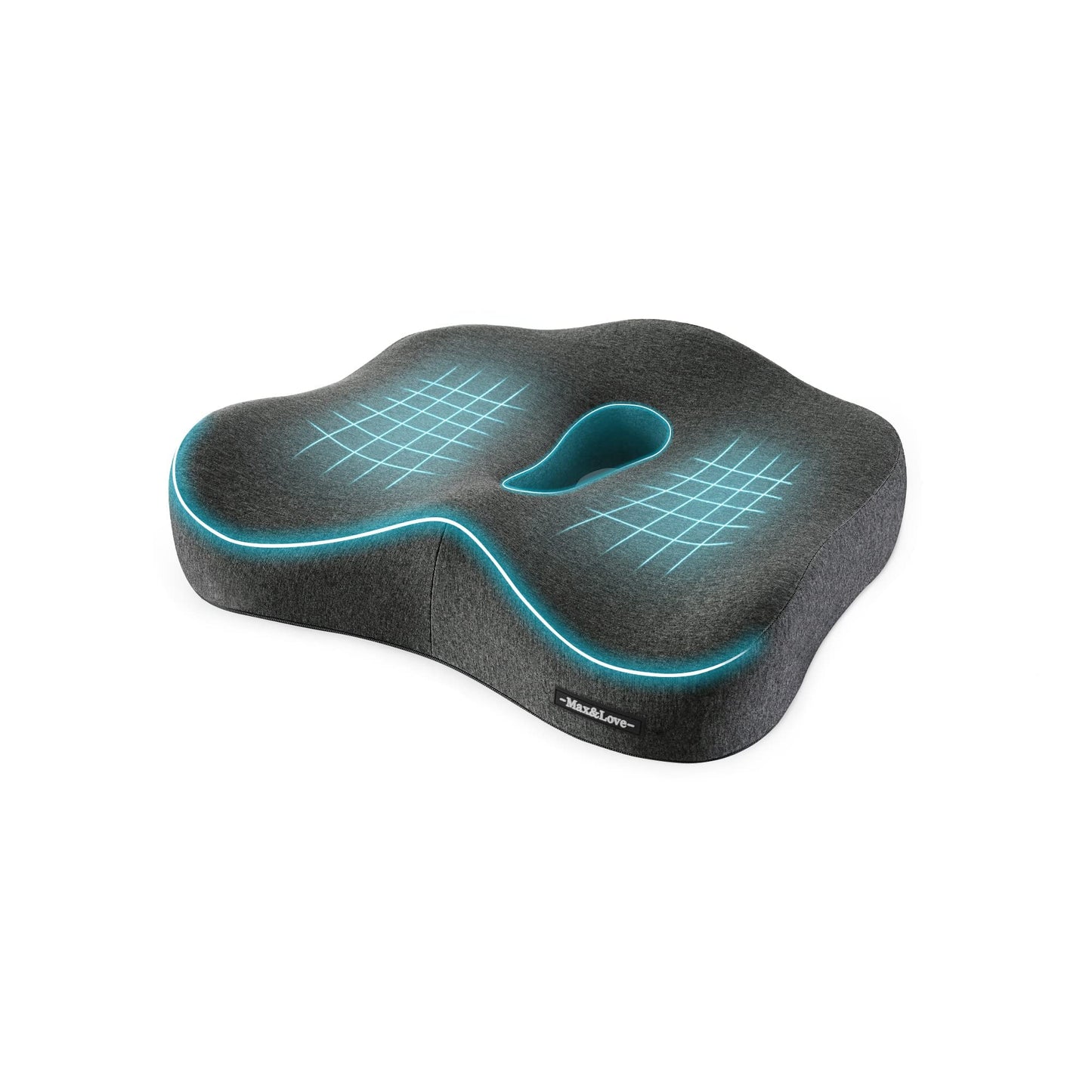 Memory Foam Seat Chair Cushion for Relieves Back Sciatica Pain Tailbone Pain Coccyx Degenerating Disc Orthopedic Osteoarthritis Prostate Cushion Low