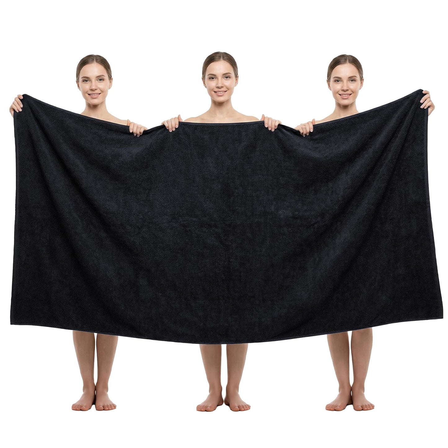 REDKISS 1-Pack Extra Large Bath Towels-100x200CM Microfibre Towel for Adult