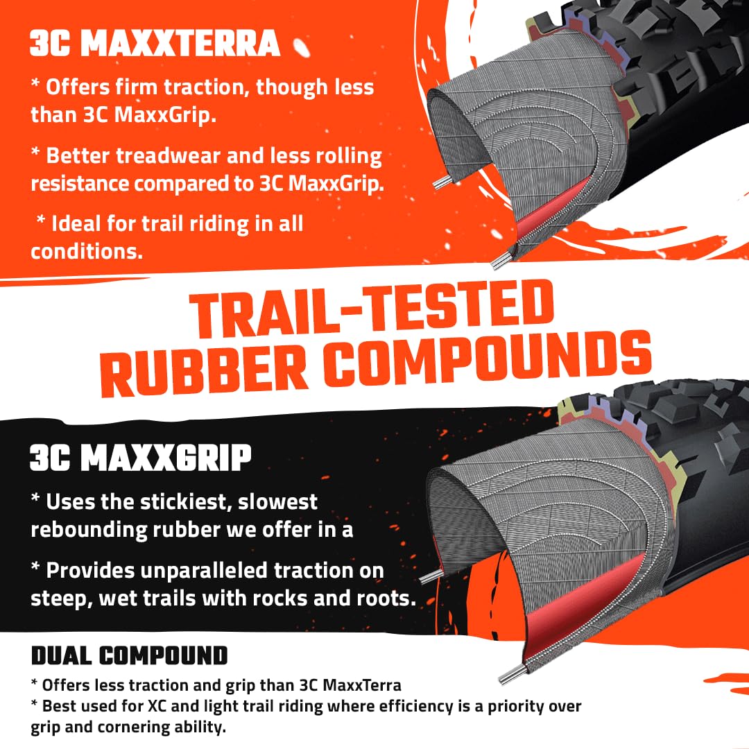 Maxxis Minion DHR II WT 60 TPI Folding Dual Compound EXO/TR/Tanwall Tyre, Brown, 29 x 2.4 inches, blackone