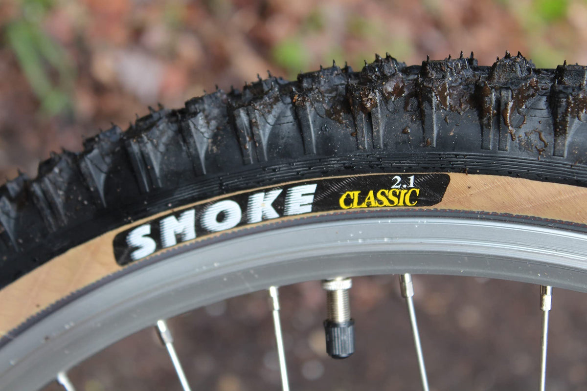 Panaracer GravelKing Slick+ TLC Folding Tyre : Black/Brown, 700 x 35c, 26 x 2.10