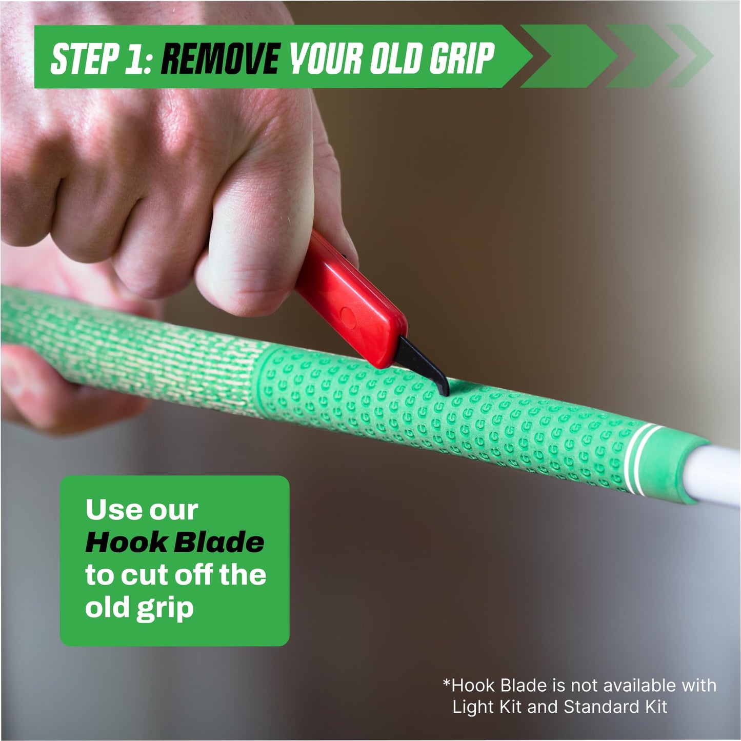 Wedge Guys Golf Grip Kits for Regripping Golf Clubs - Professional Quality - Options Include Hook Blade, 15 or 30 Tape Strips, 5 or 8 oz Solvent, Grip