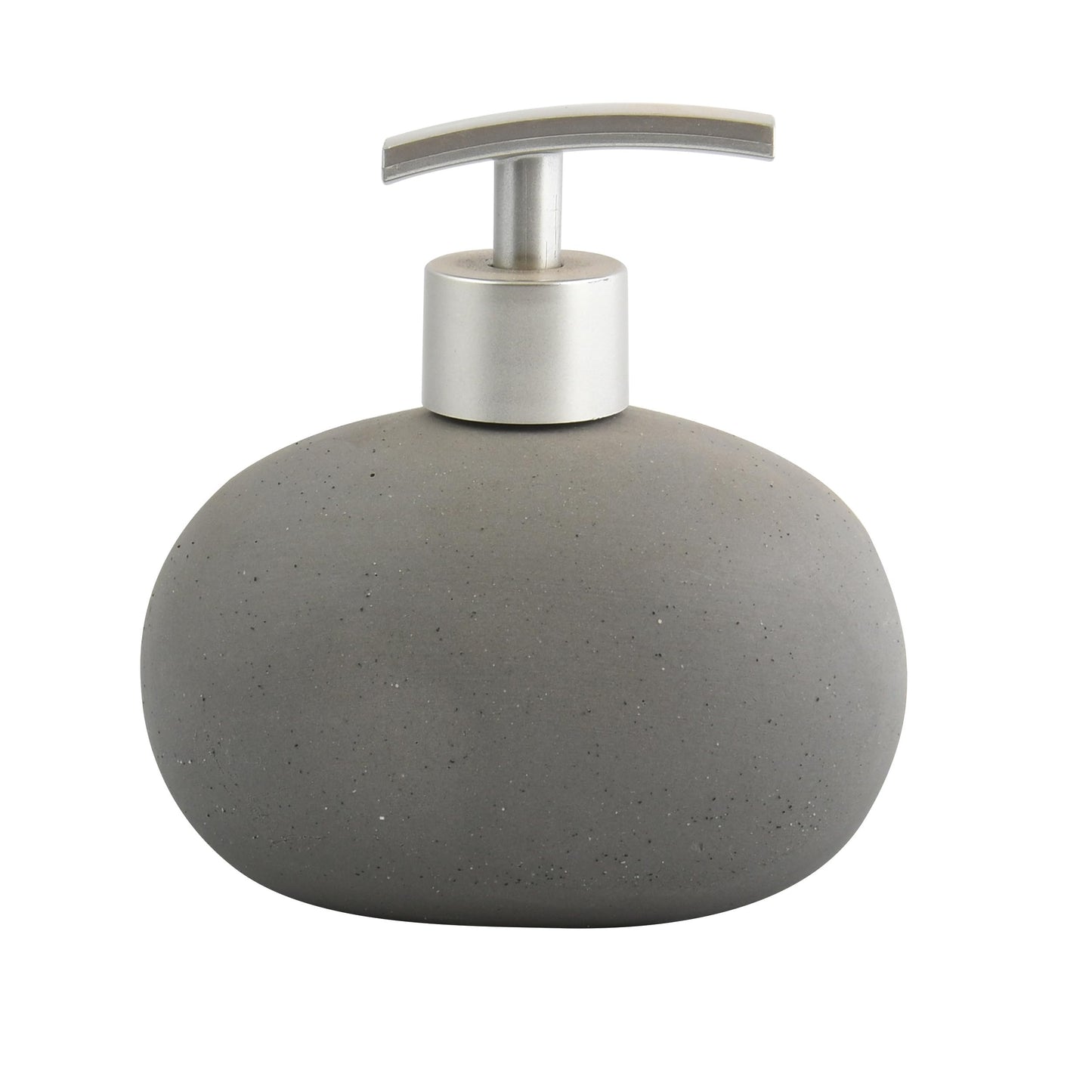 MSV Ceramic Bali Stone Soap Dispenser, Grey