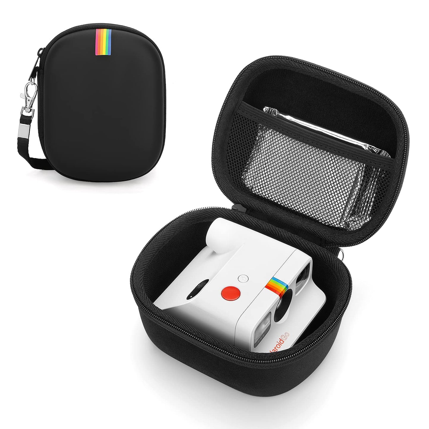 Yinke Case for Polaroid Go Instant Camera, Hard Organizer Portable Carry Travel Cover Storage Bag, Hard Organizer Portable Carry Travel Cover, Black,