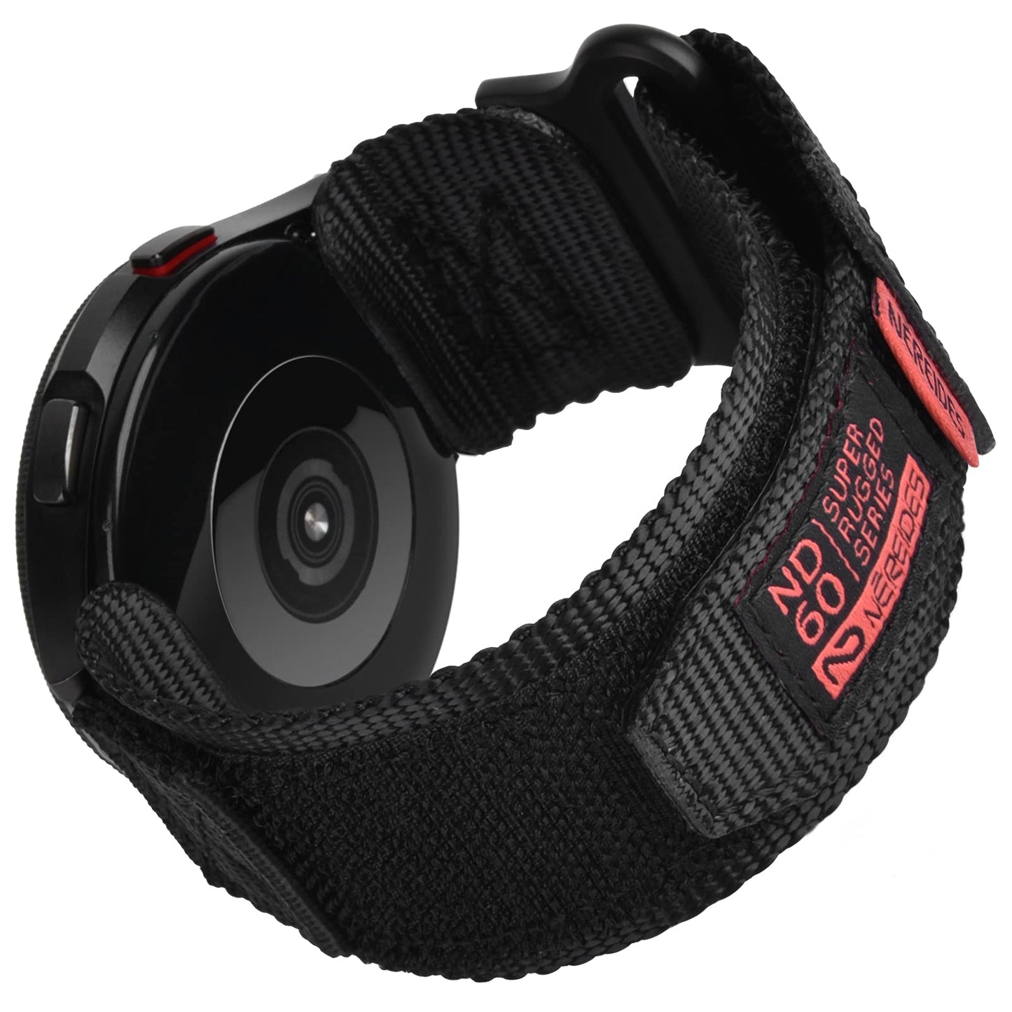 Nereides 20mm Watch Strap Compatible with Samsung Galaxy Watch 7 6 5 4 FE 40mm 44mm/6 4 Classic/5 Pro, Nylon Sport Band Compatible with Garmin