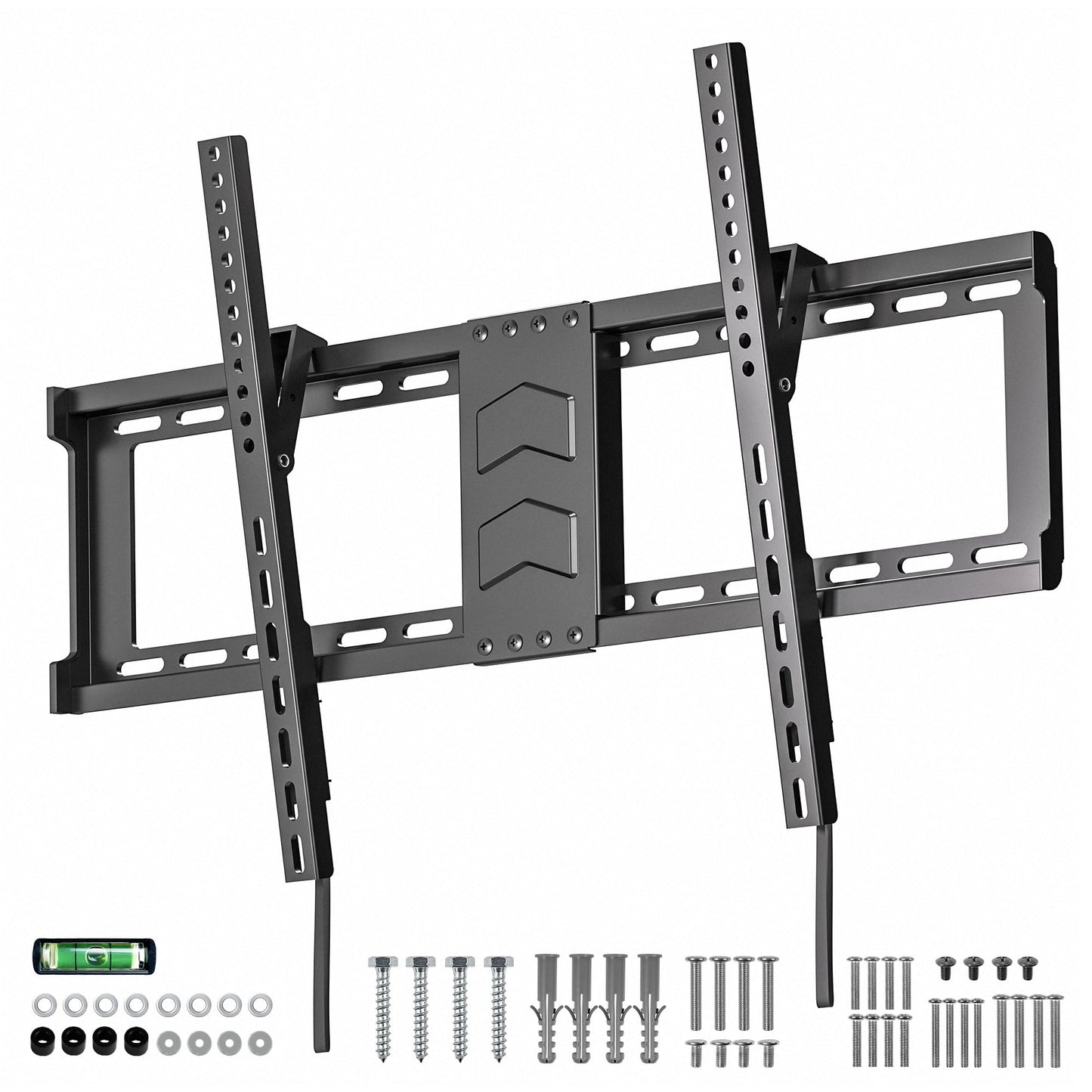 Digank TV Wall Bracket for 43?75", Slim Heavy Duty Tilt TV Wall Mount with Adjustable Pull Cords, for Living Room, Bedroom, Office, Gaming Room or