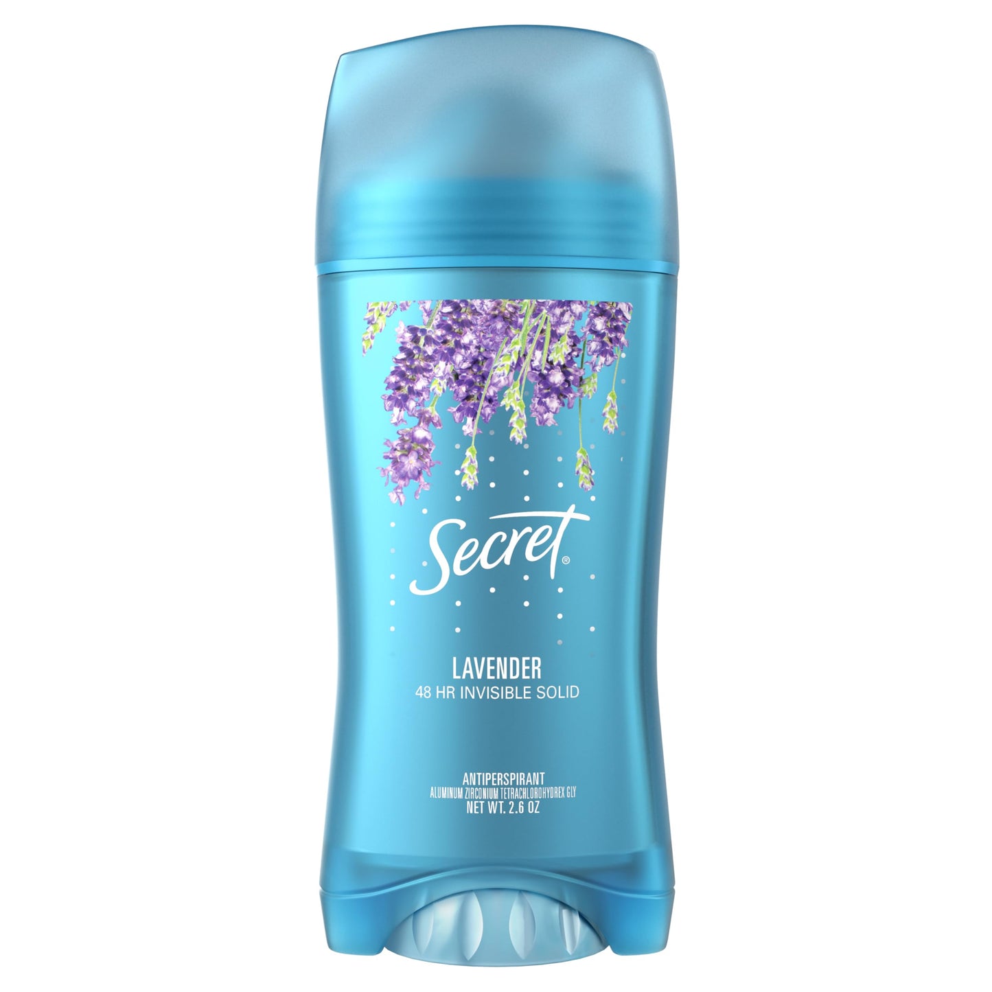 Secret Fresh Antiperspirant and Deodorant Invisible Solid, Luxe Lavender, 2.6 Ounce