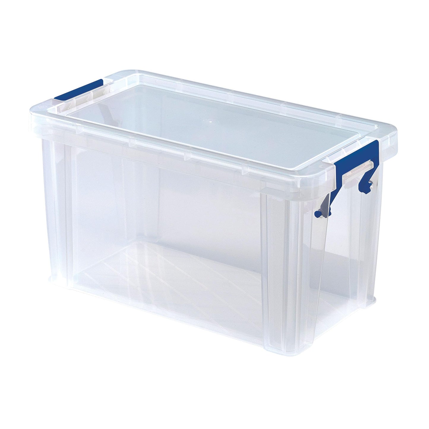 Bankers Box Storage Box 2.6L (6 Pack) - BPA-Free, Stackable Plastic Organizer with Clip-Lock Lid