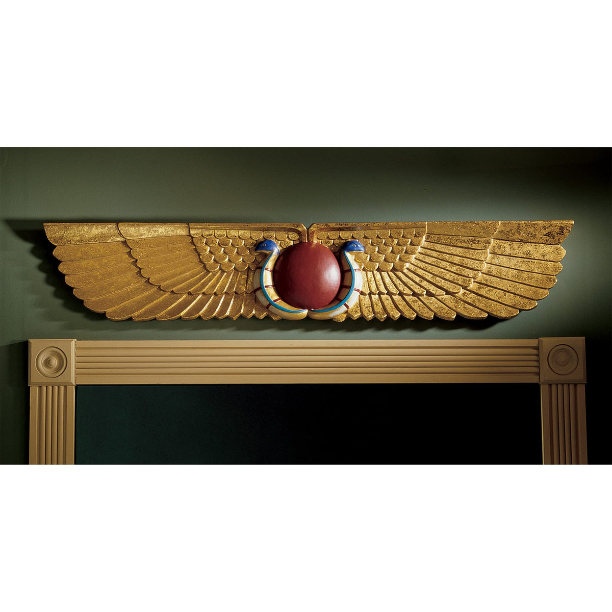 Design Toscano NG32428 Egyptian Temple Sculptural Wall Pediment