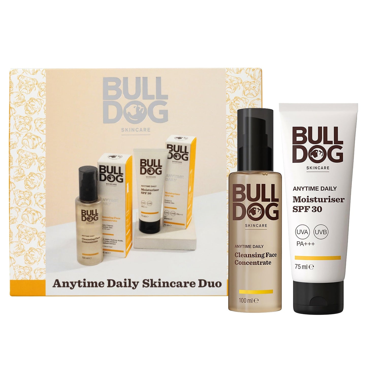 Bulldog Skincare - Men's Gift Set - Advanced Anytime Daily Duo
