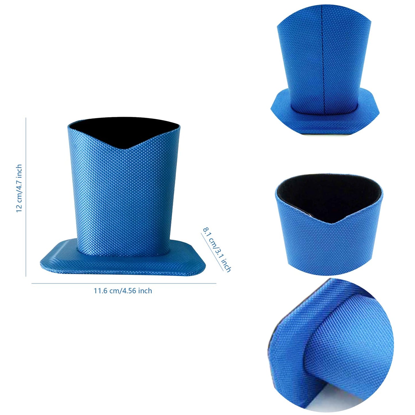 Bohue 2 Pieces Eyeglasses Holder Oxford Cloth Glasses Holder Glasses Desktop Display Stand Protect Glasses Upright Stand for Home Office And School