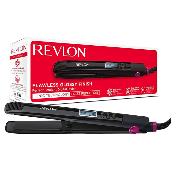 Revlon Perfect Straight 230° Digital Styler for Ultra-Smooth, Frizz-Free Hair & Professional Results