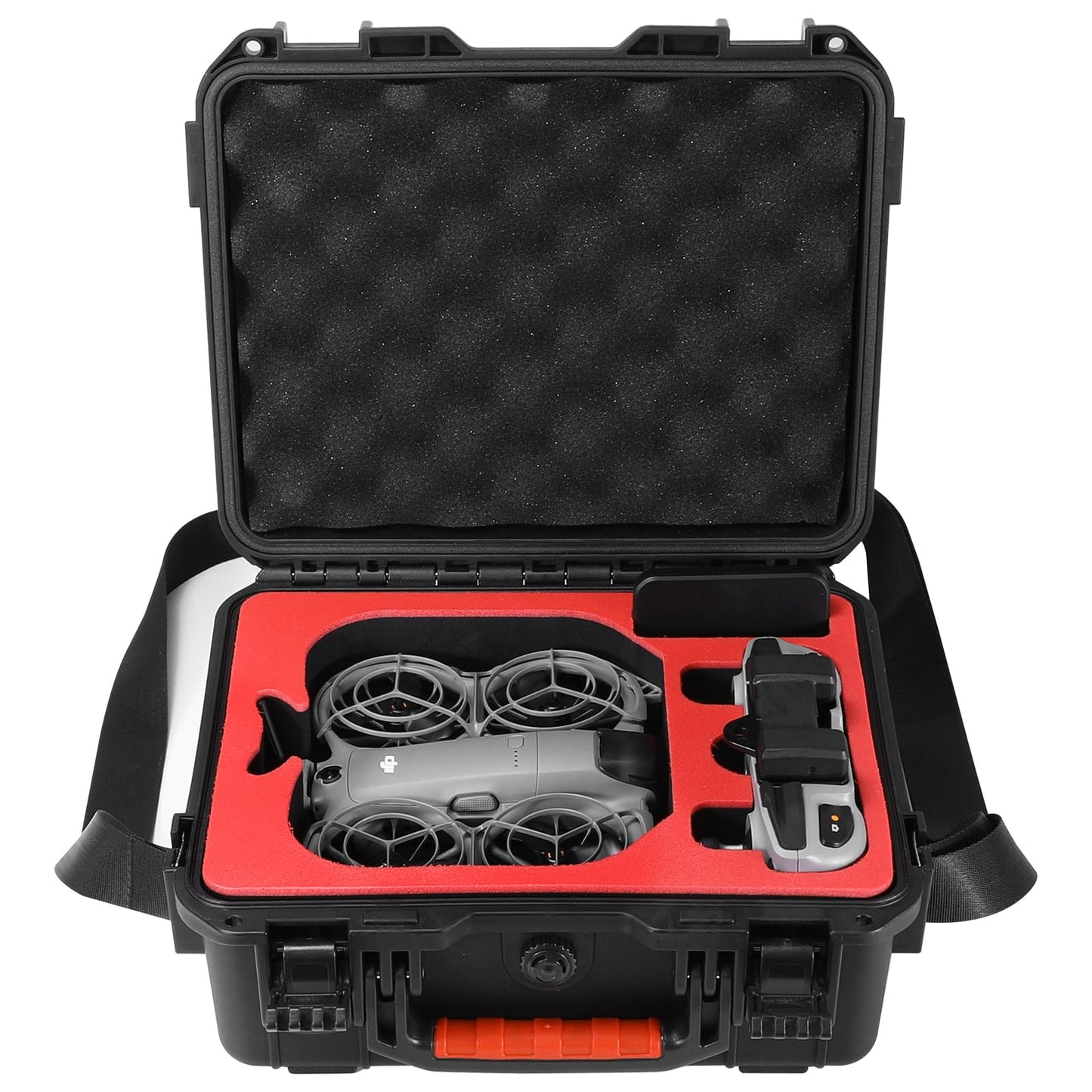 FPVtosky NEO 2 Case, Waterproof Hard Case for DJI NEO 2 Fly More Combo Accessories, fits DJI RC-N3 Remote Controller [CASE ONLY]