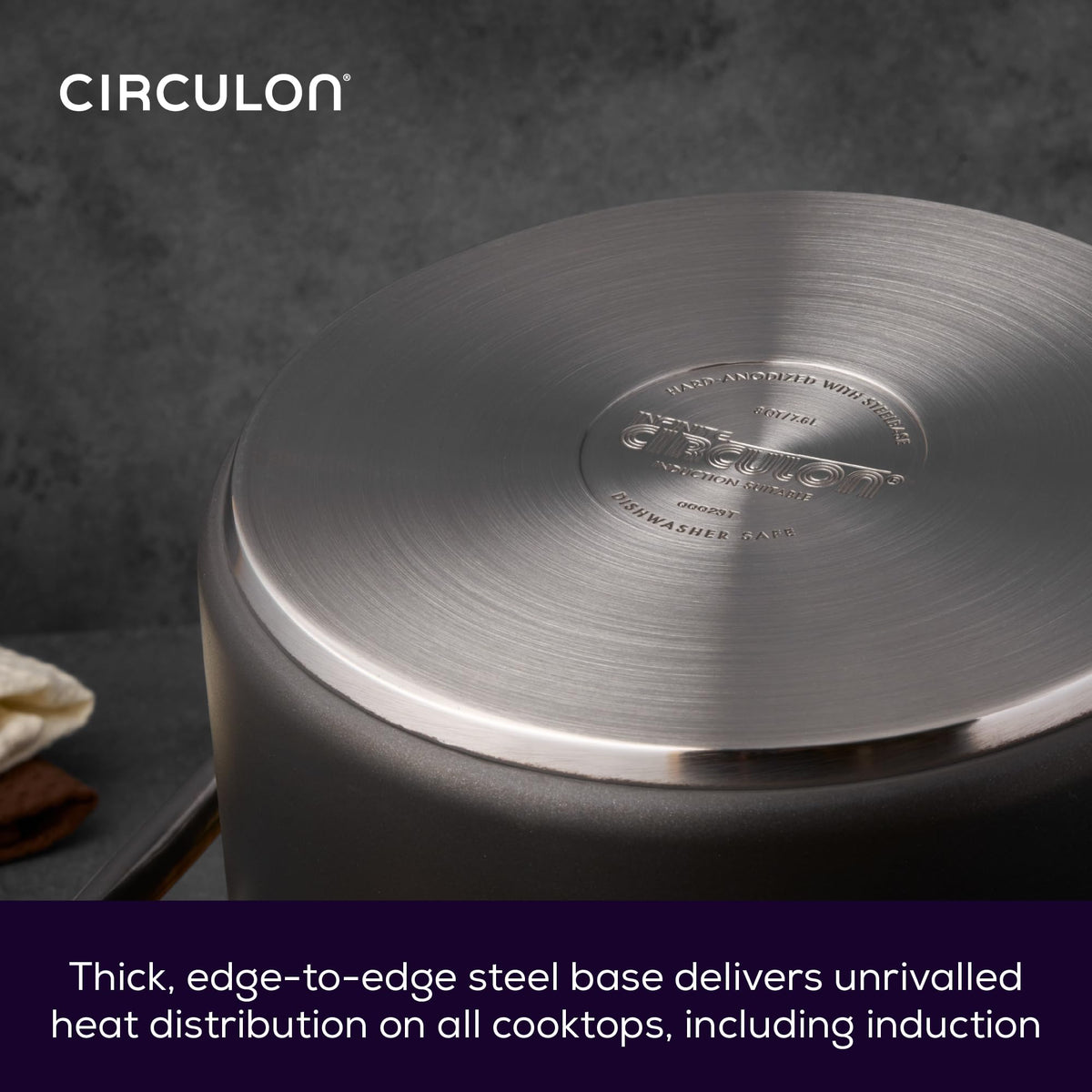 Circulon Infinite Non Stick Frying Pan 20cm - Induction Frying Pan with Stainless Steel Handles, Dishwasher Safe Omelette Pan Non Stick, Durable
