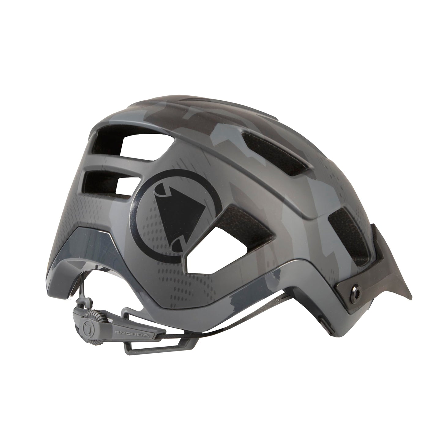 Endura Men's Hummvee Plus MIPS? Helmet | Cycling Protection | Adjustable Fit, Grey Camo, M-L