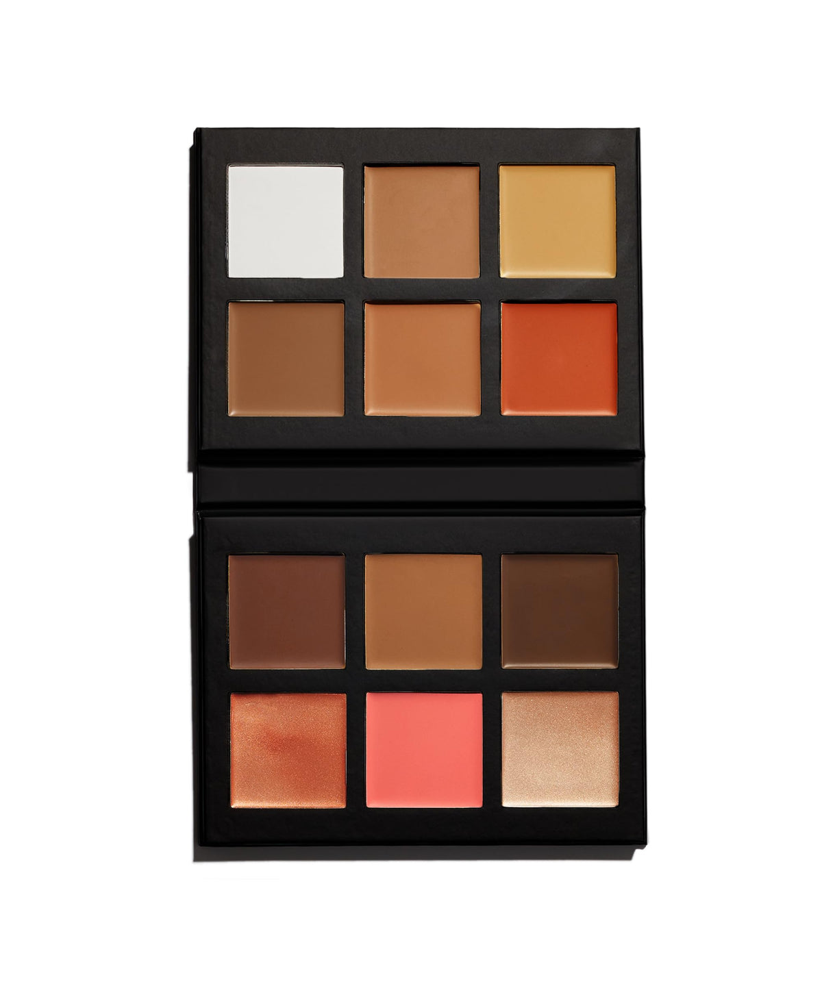 BEAUTY BAY Mini Make Face Multi-Use Complexion Palette (Tan - Deep), Cream and Powder Formula, Eyes Lips Face, Travel-Size, Concealing Correcting
