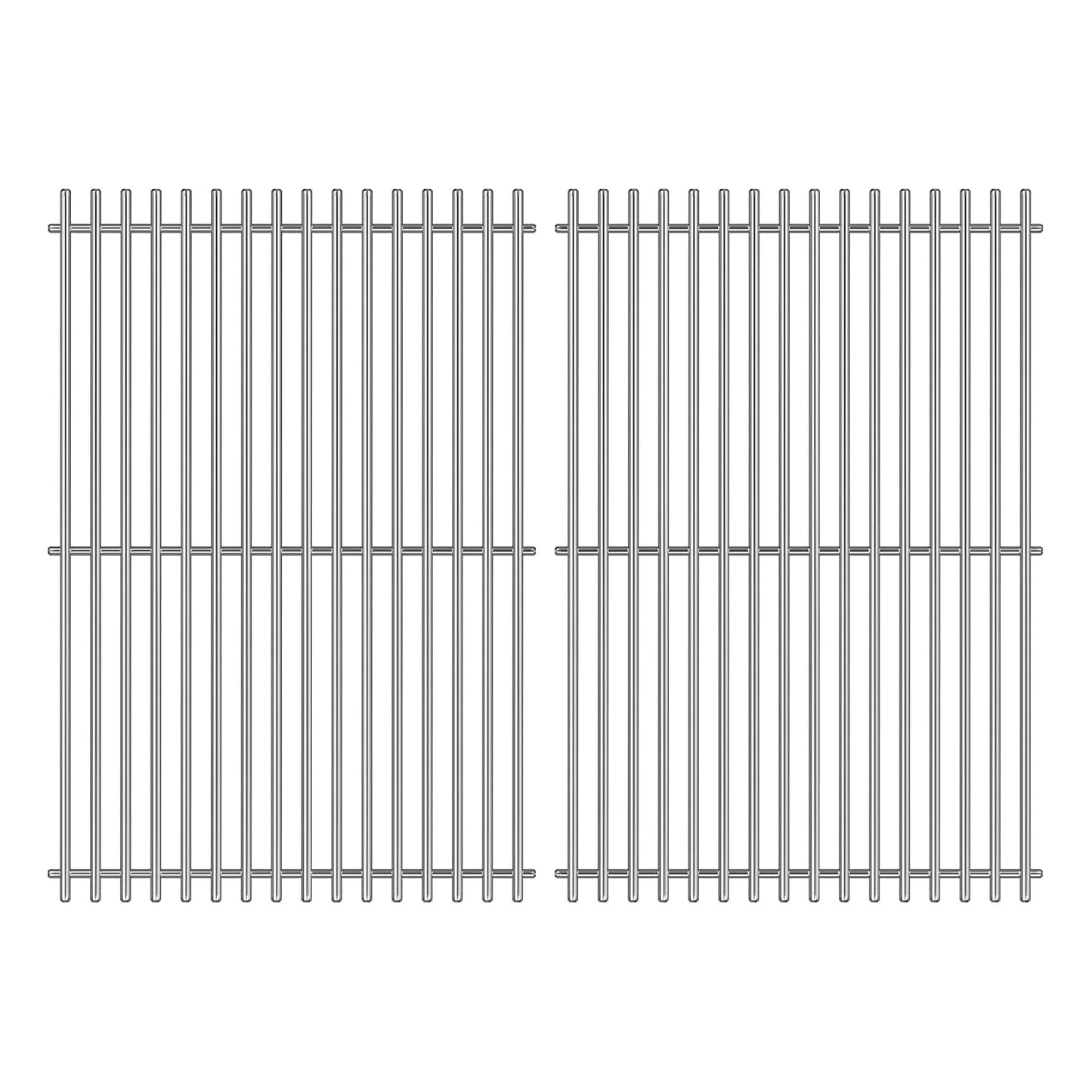 GFTIME 43.9 x 30cm 7527 Cooking Grate for Weber Spirit E310 E320 S310 S320 Spirit 300 Series, Stainless Steel Grid Replacement Parts 7639 7638 for