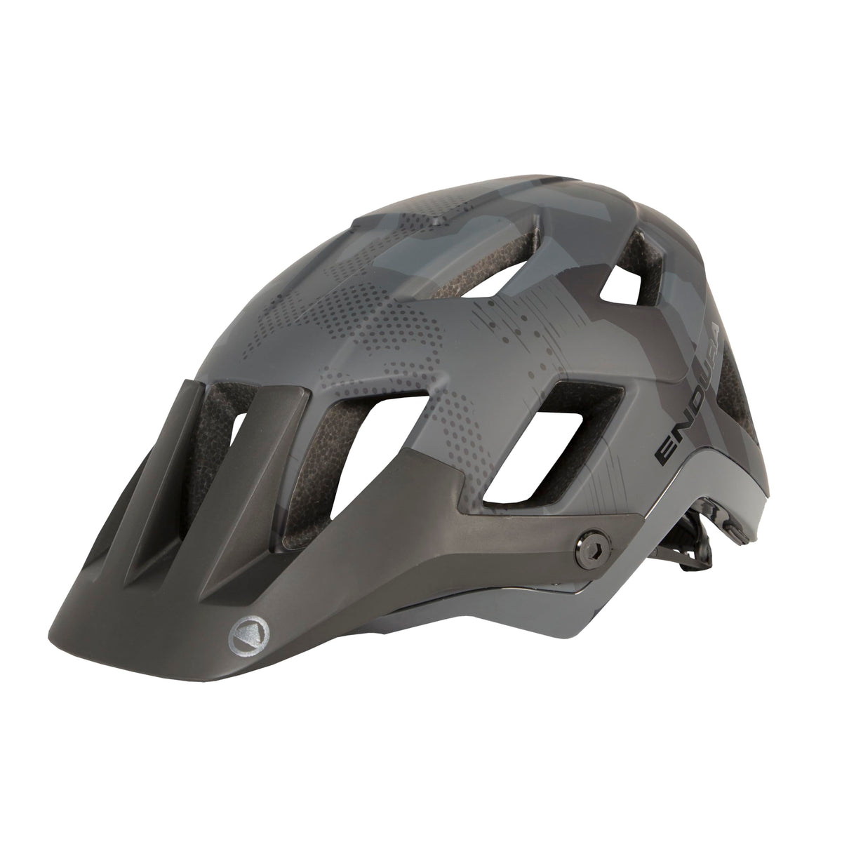 Endura Men's Hummvee Plus Helmet, Grey Camo, S-M