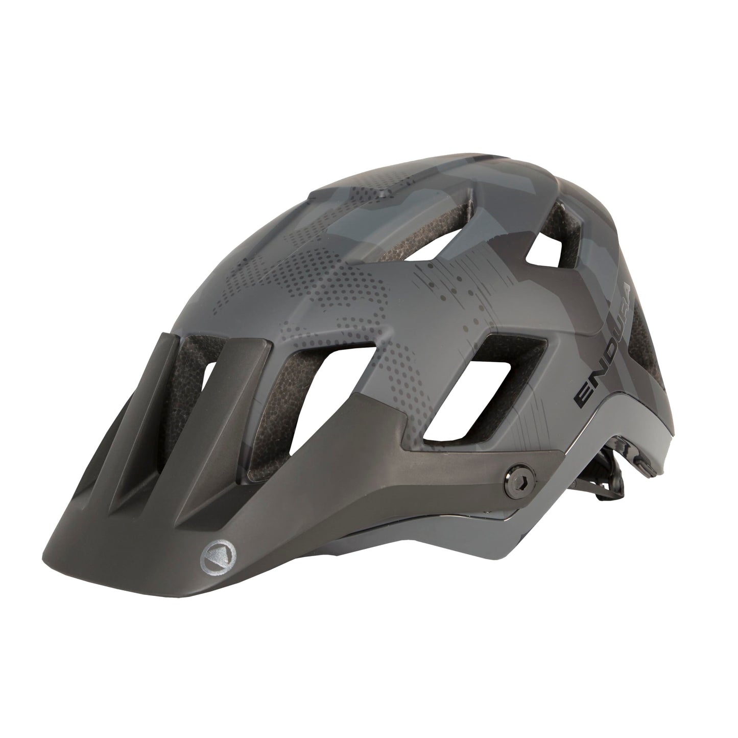 Endura Men's Hummvee Plus MIPS? Helmet | Cycling Protection | Adjustable Fit, Grey Camo, L-XL