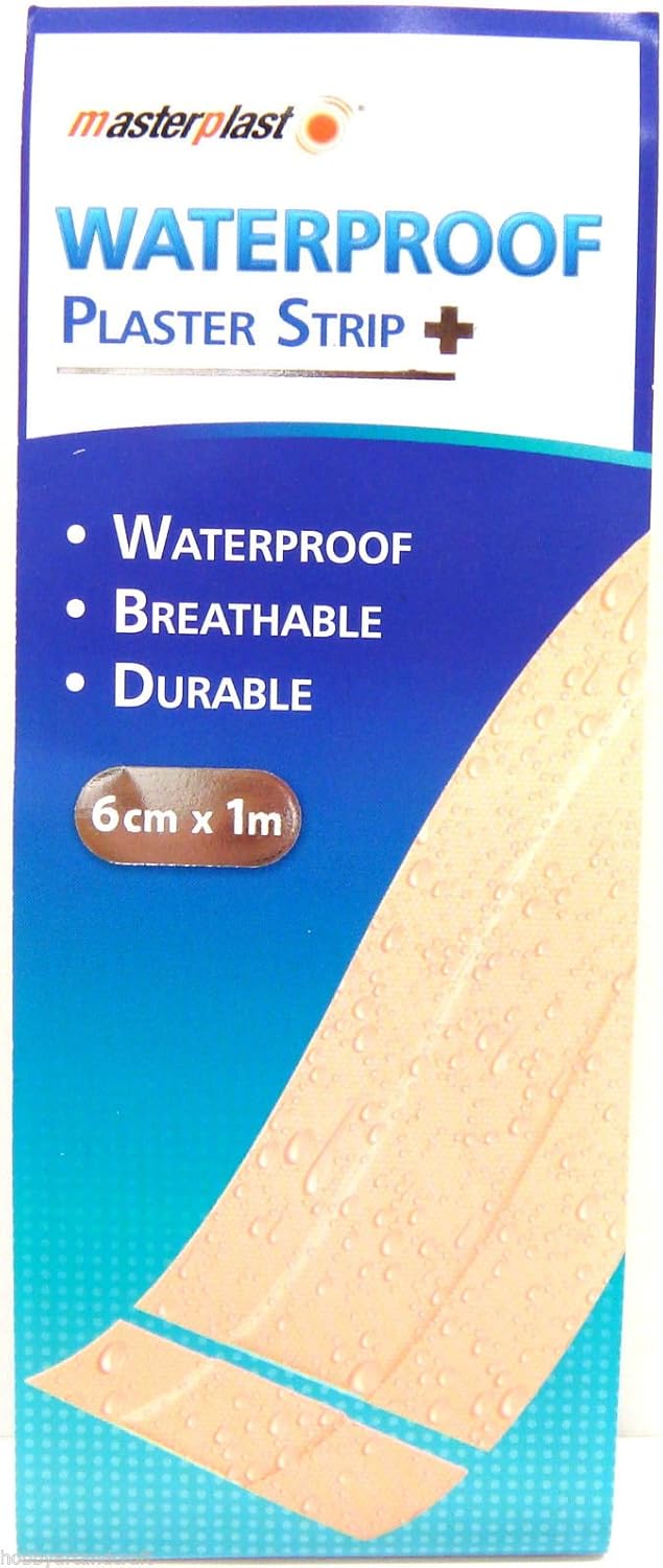 Masterplast Waterproof Plaster Strip 6cm X 1M