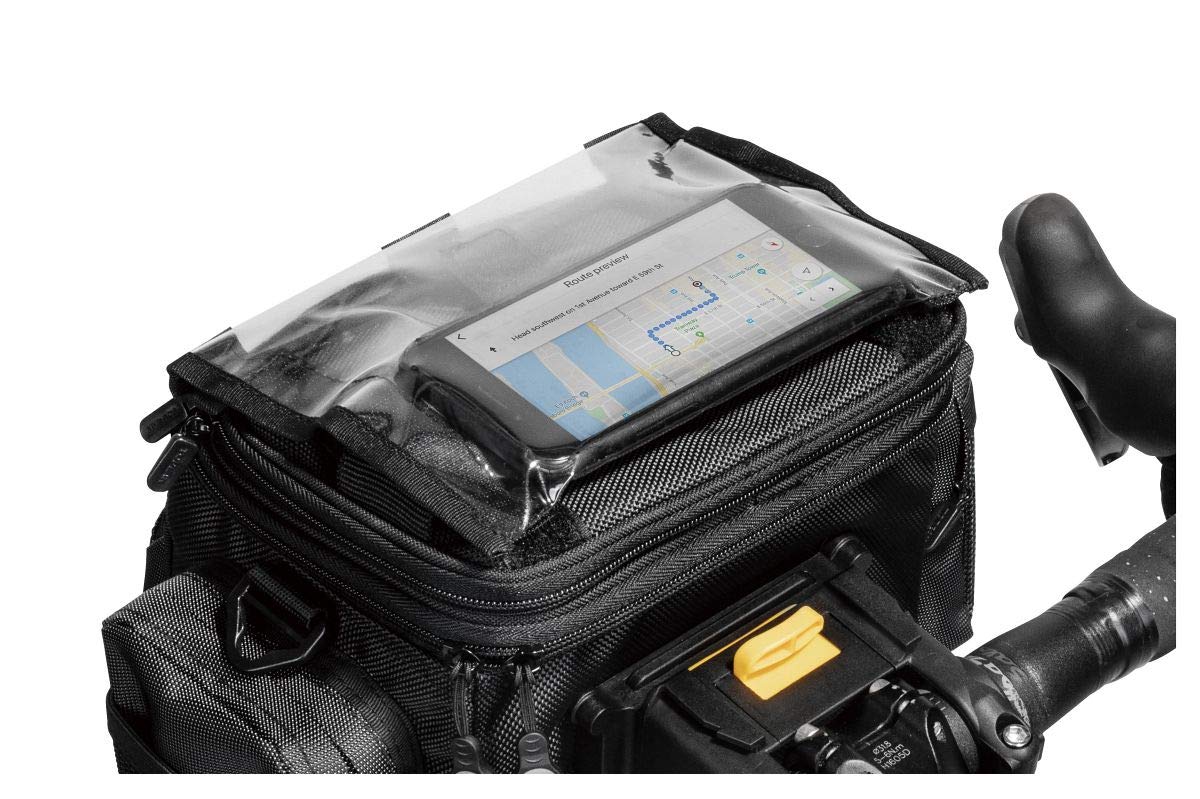 Topeak Tourguide Bicycle Handlebar Bag, 5 Litre Capacity, Black