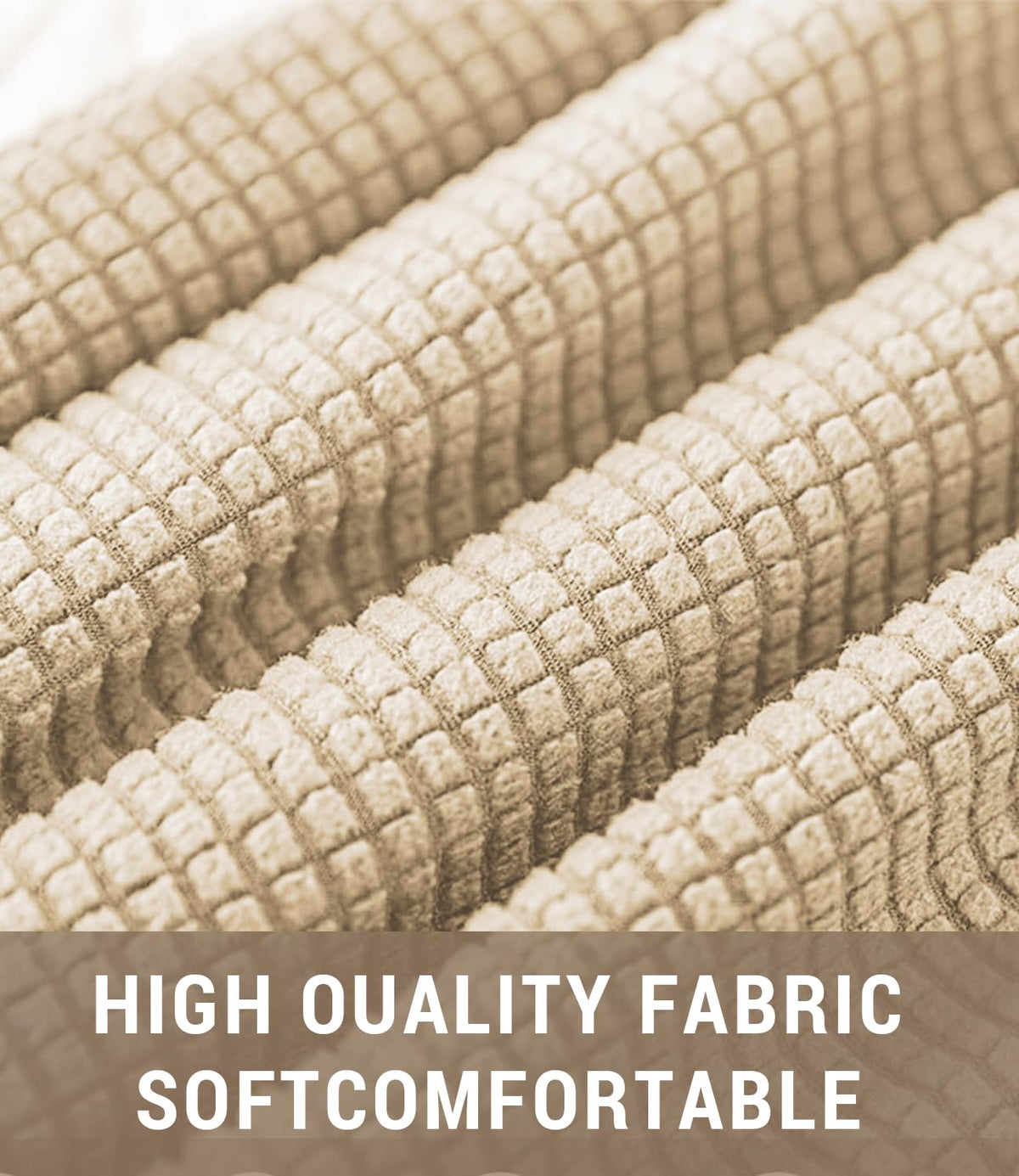 FANSU Headboard Cover for Single Double King Size Bed, Polar fleece Dustproof Headboard Wrap