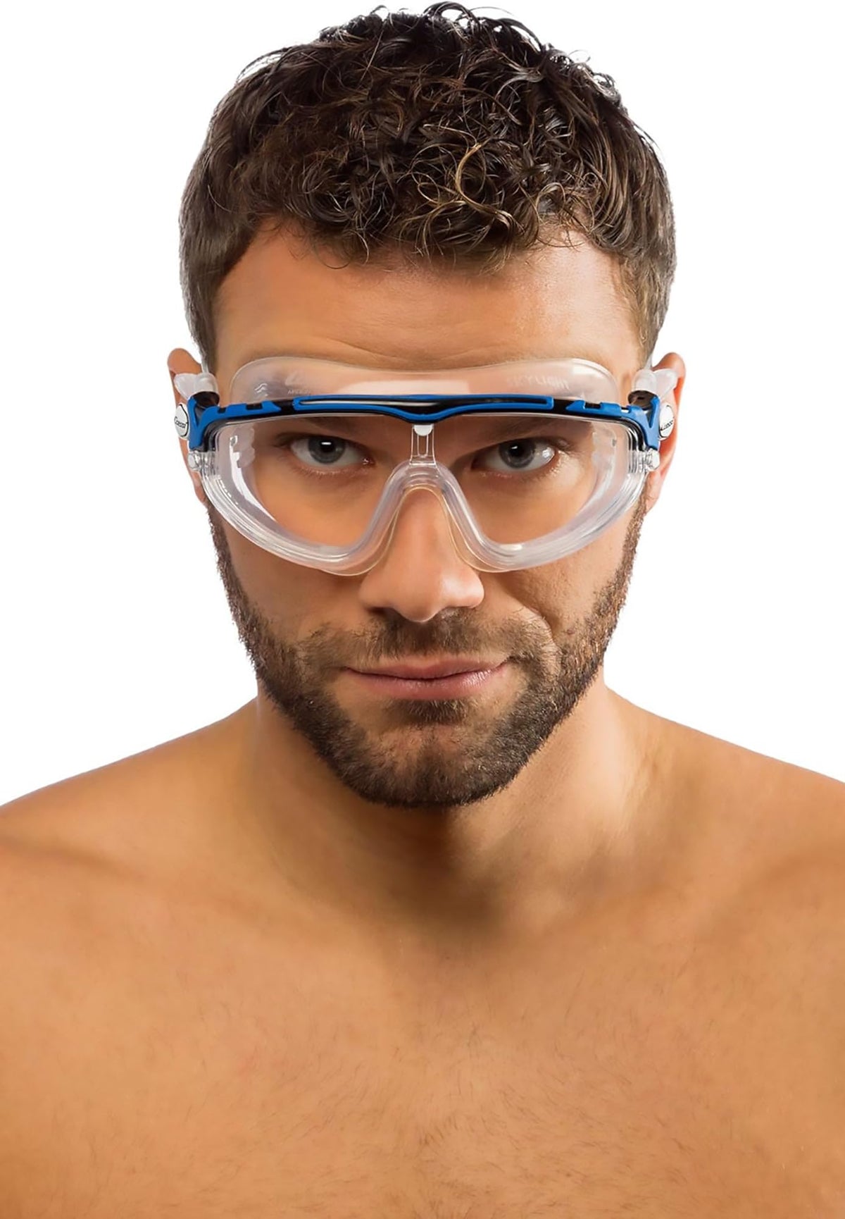 Cressi - Skylight Goggles Sil ,Clear/Frame Black Grey Mirrored Lens
