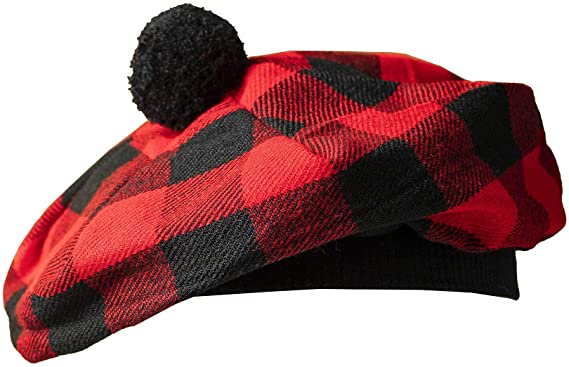 Scottish Highland Kilt Wool Tammy Hat Tam O' Shanter