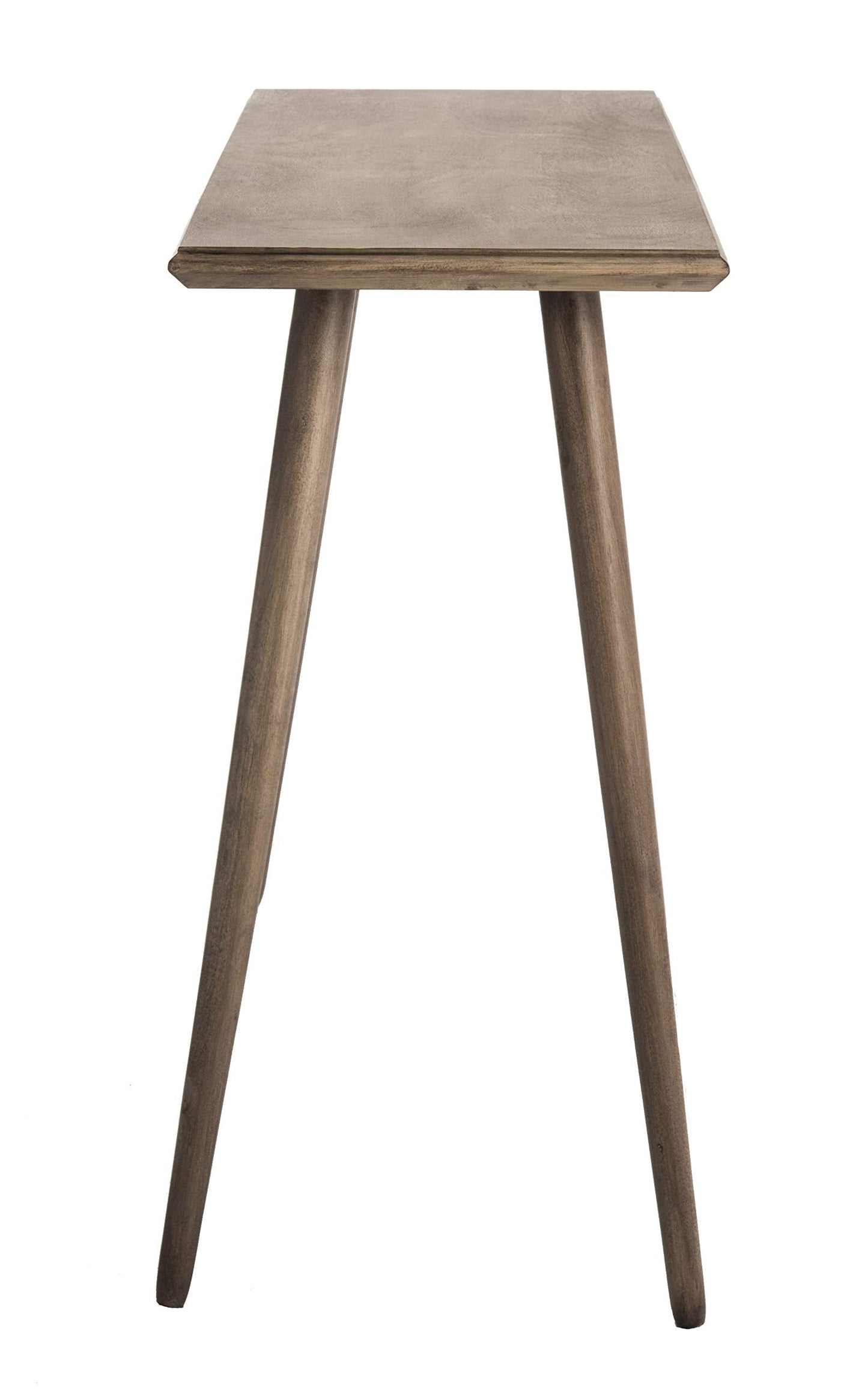 SAFAVIEH Modern Wooden Accent Table, in Chocolate, 40 X 120 X 80
