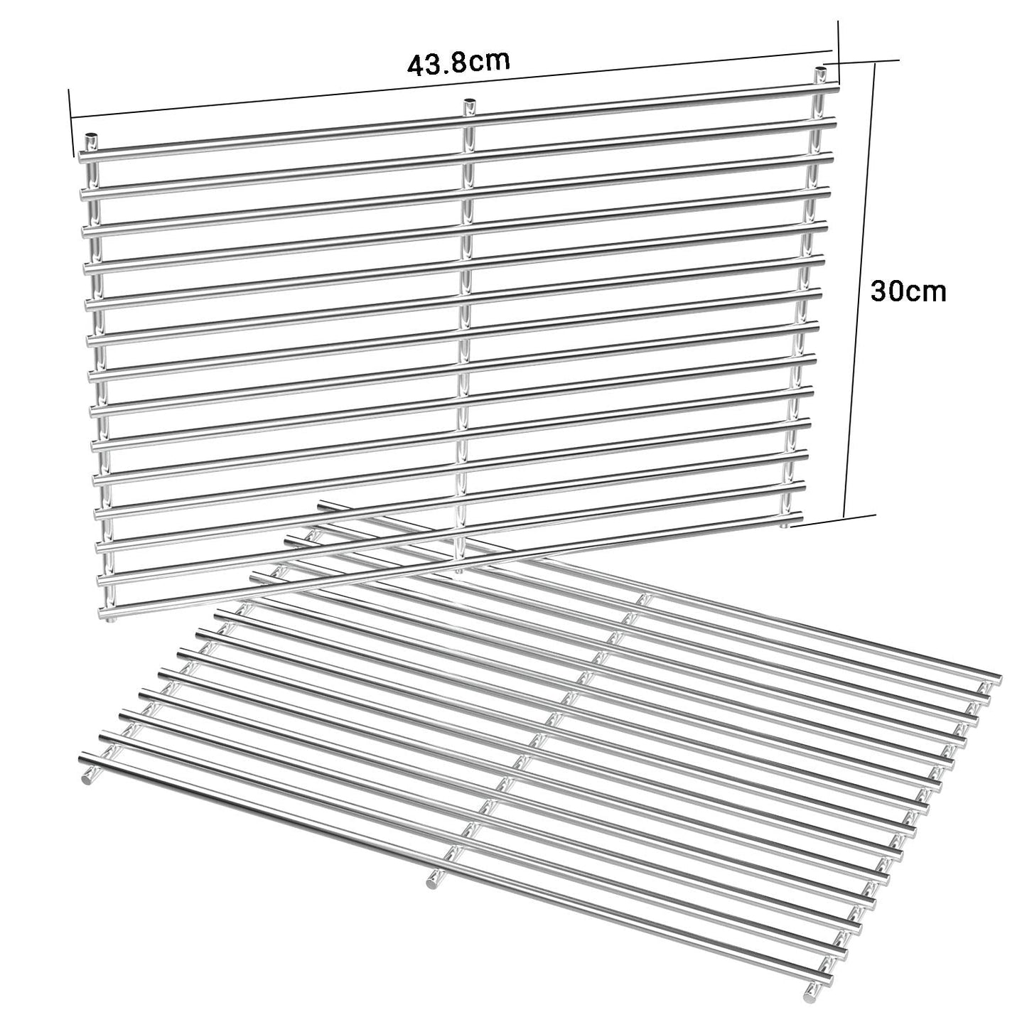onlyfire Barbecue Grill Grid Grate Replacement for Weber Spirit E310 E320 S310 S320, Stainless Steel Cooking Grate for Weber 7525, 7526, 7527, Spirit