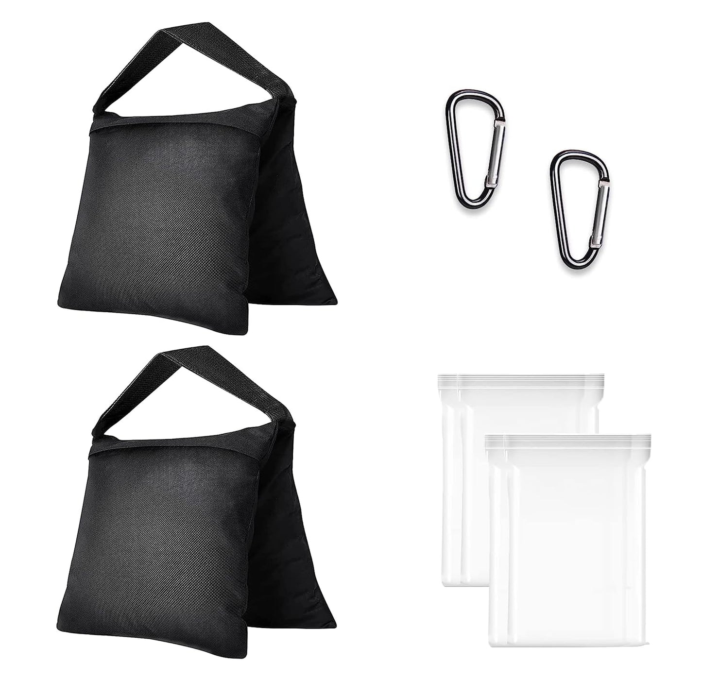 EMART Heavy Duty Sandbag,Weight Bags Photo Studio Saddlebag Design for Photography Stand Light Stand Tripod, Outdoor Patio, Sports, Photo Sets, Film