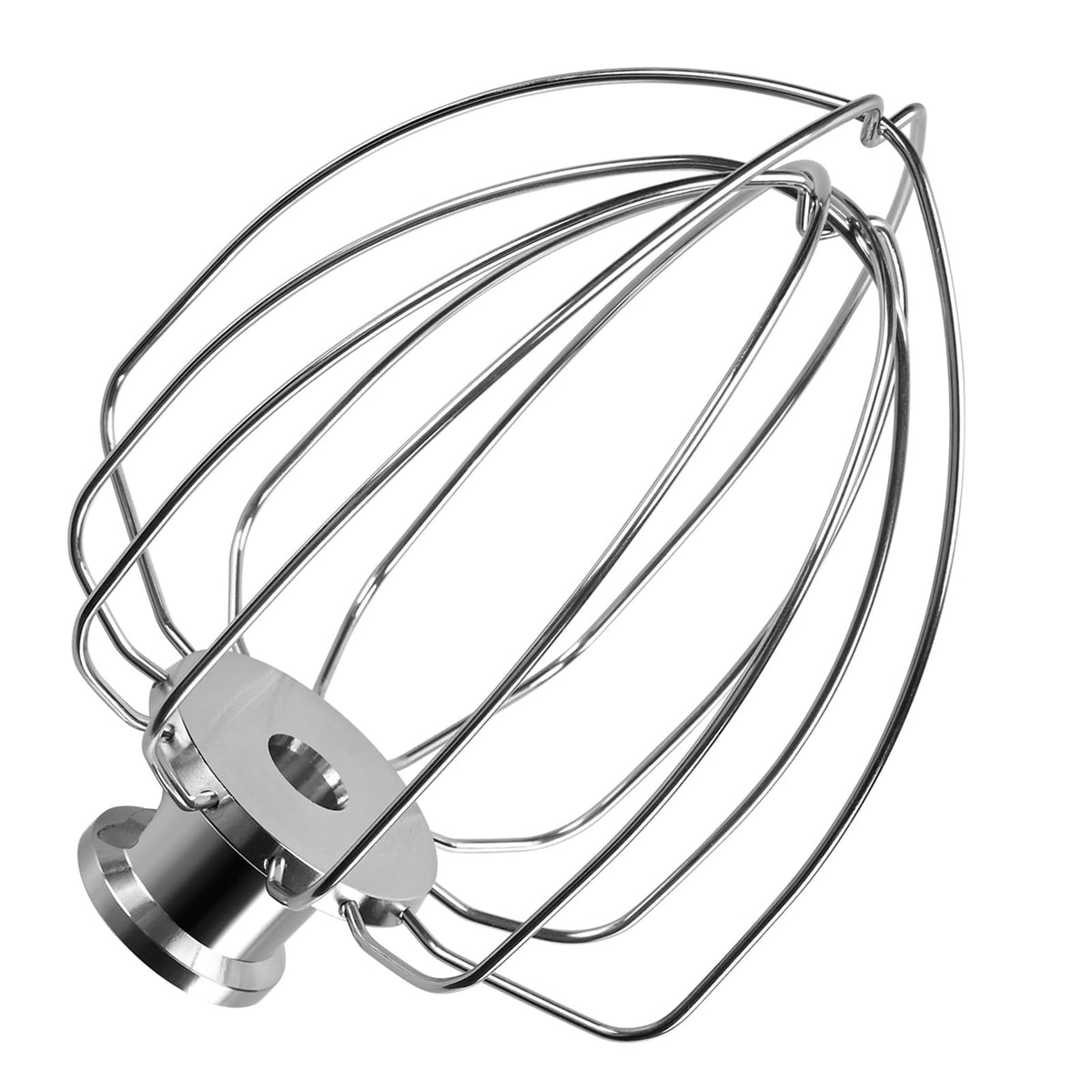 K45WW 6-Wire Whip for KitchenAid 4.5-5 Quart Tilt-Head Stand Mixers Artisan Series & Classic Series by MMOBIEL - Stainless Steel Attachment Egg Cream